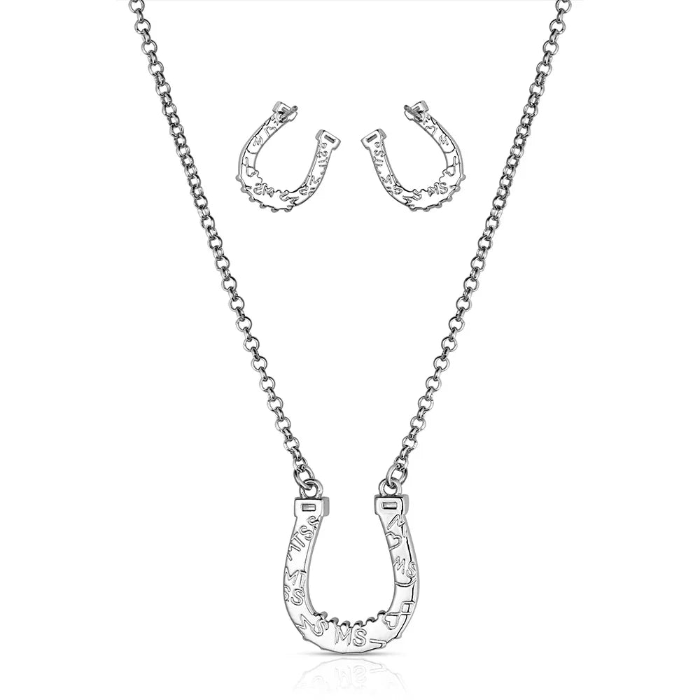 Women's Montana Silversmiths True Luck Crystal Jewelry Set JS6530