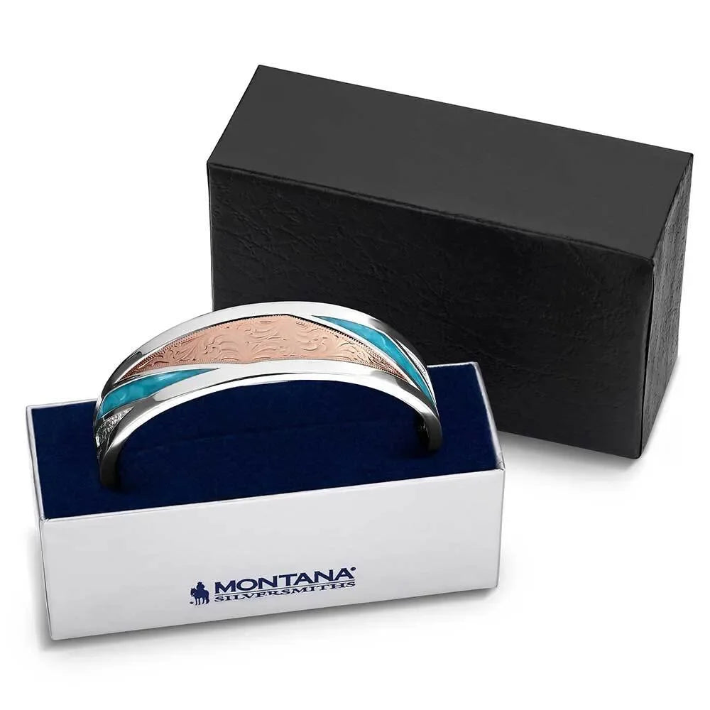 Women's Montana Silversmiths Tulsa Time Cuff Bracelet BC6523