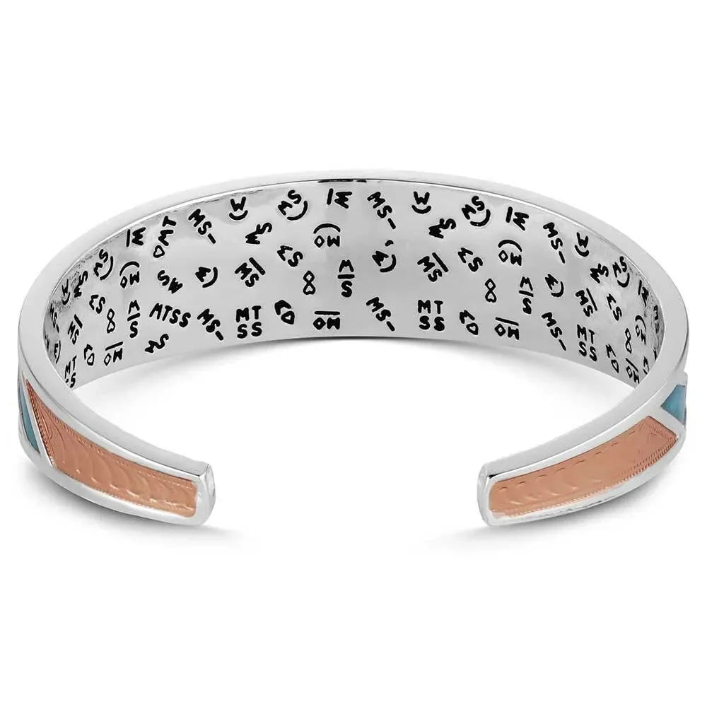 Women's Montana Silversmiths Tulsa Time Cuff Bracelet BC6523