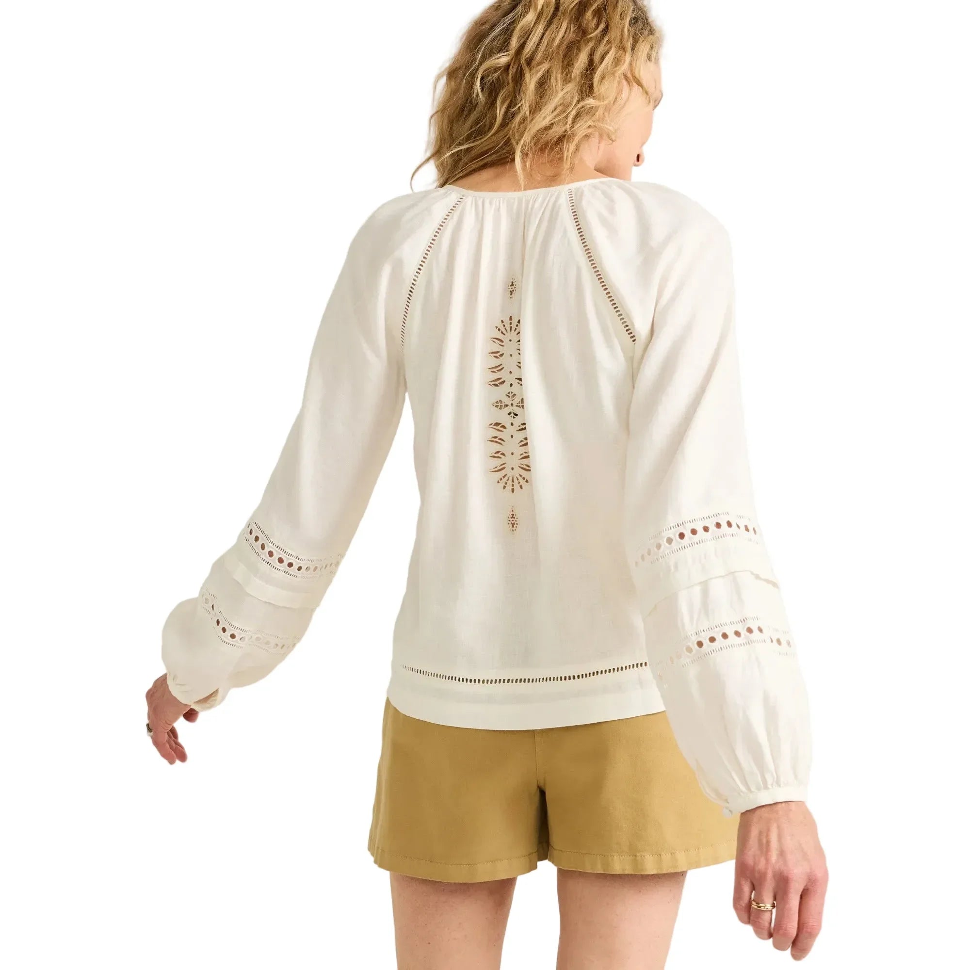 Women's Pendleton Ivory Athena Blouse TM652-84019