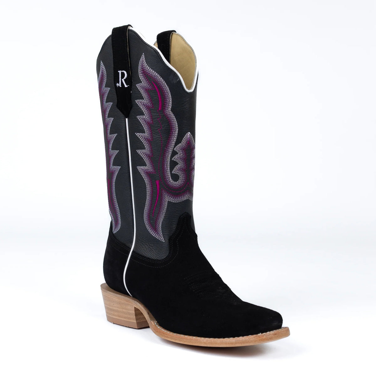 Women's R. Watson Black Roughout Boots with 13" Black Tops RWL8400-1