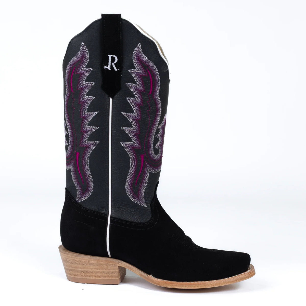 Women's R. Watson Black Roughout Boots with 13" Black Tops RWL8400-1
