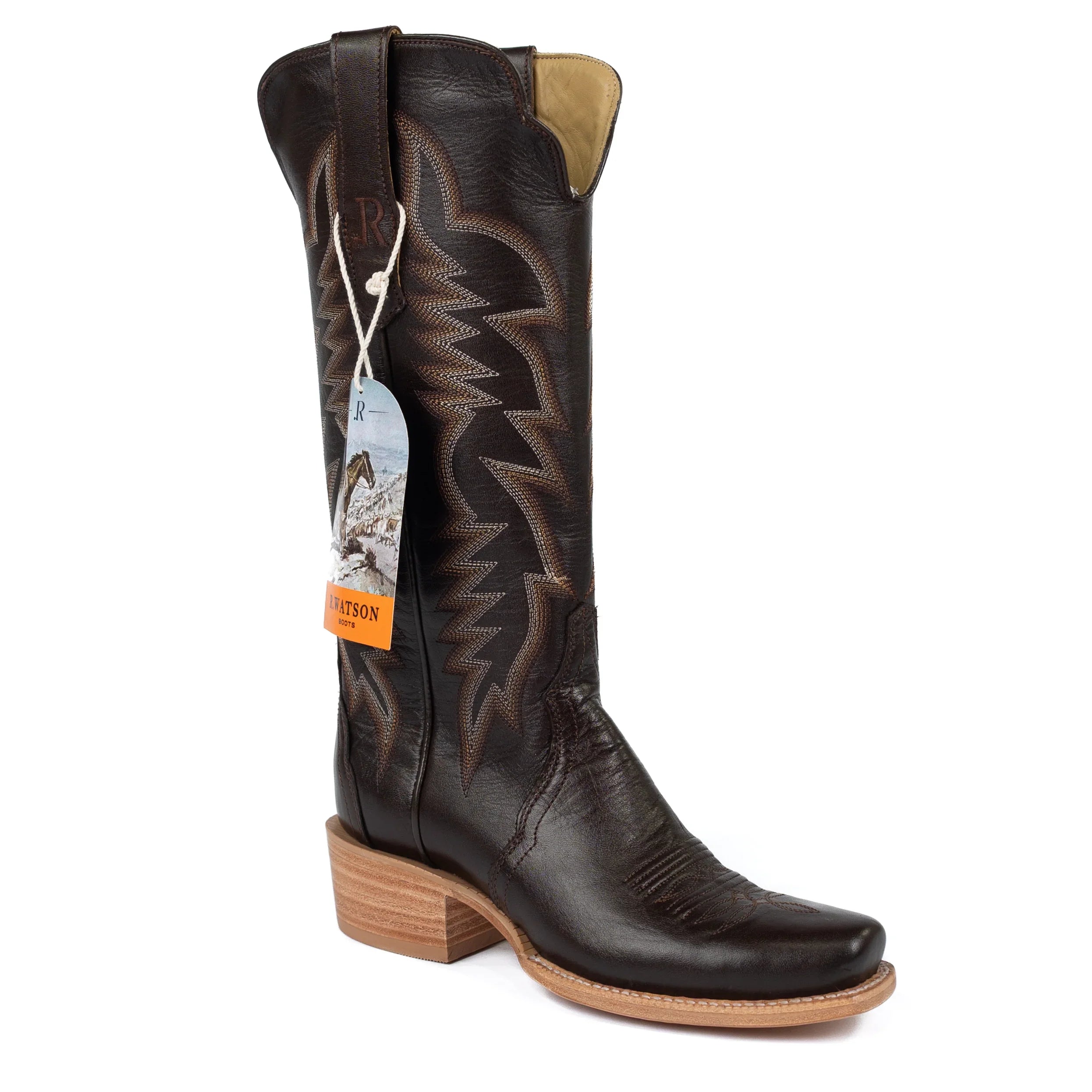 Women's R. Watson Bronze Goat Cutter Toe Boots RWL8322-1