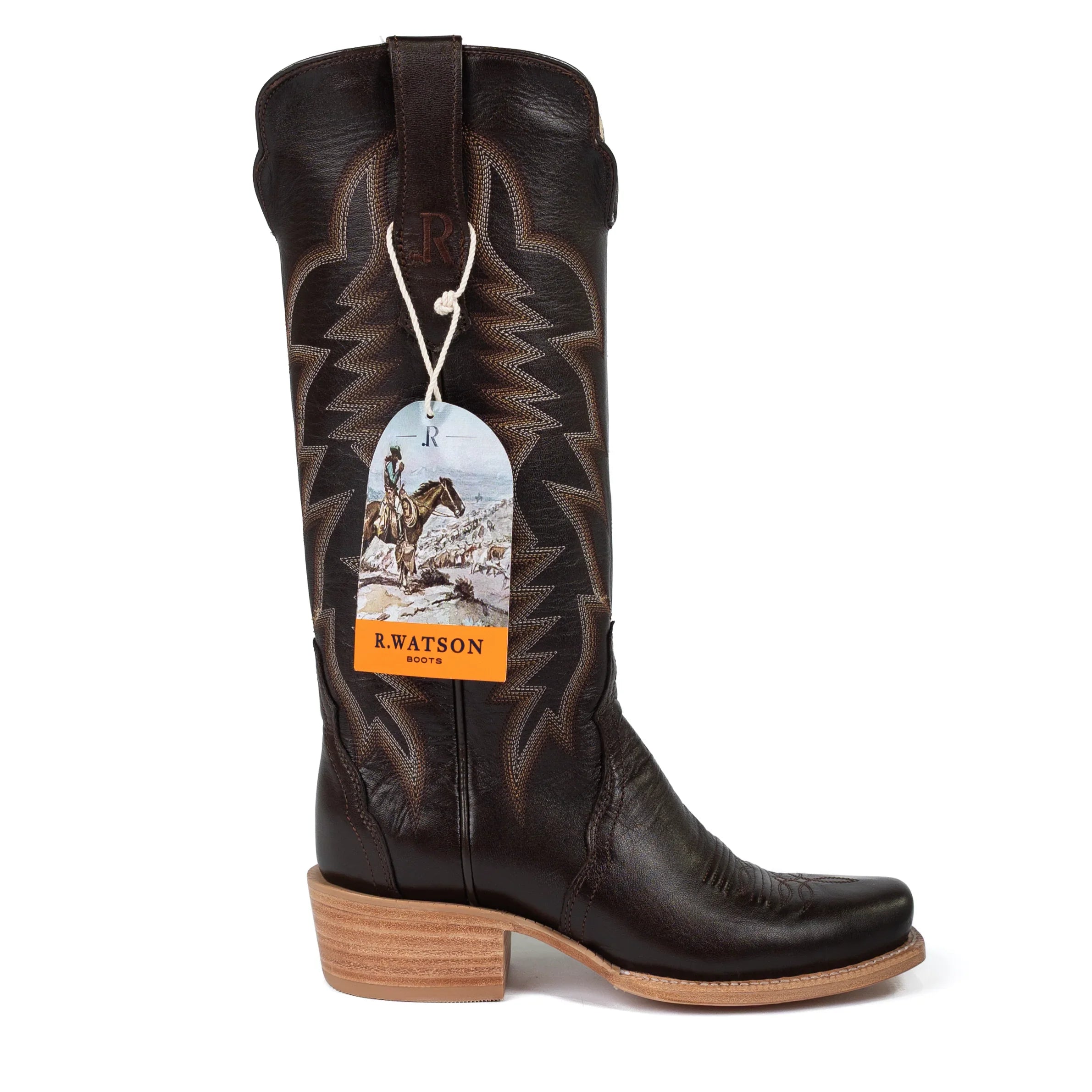 Women's R. Watson Bronze Goat Cutter Toe Boots RWL8322-1