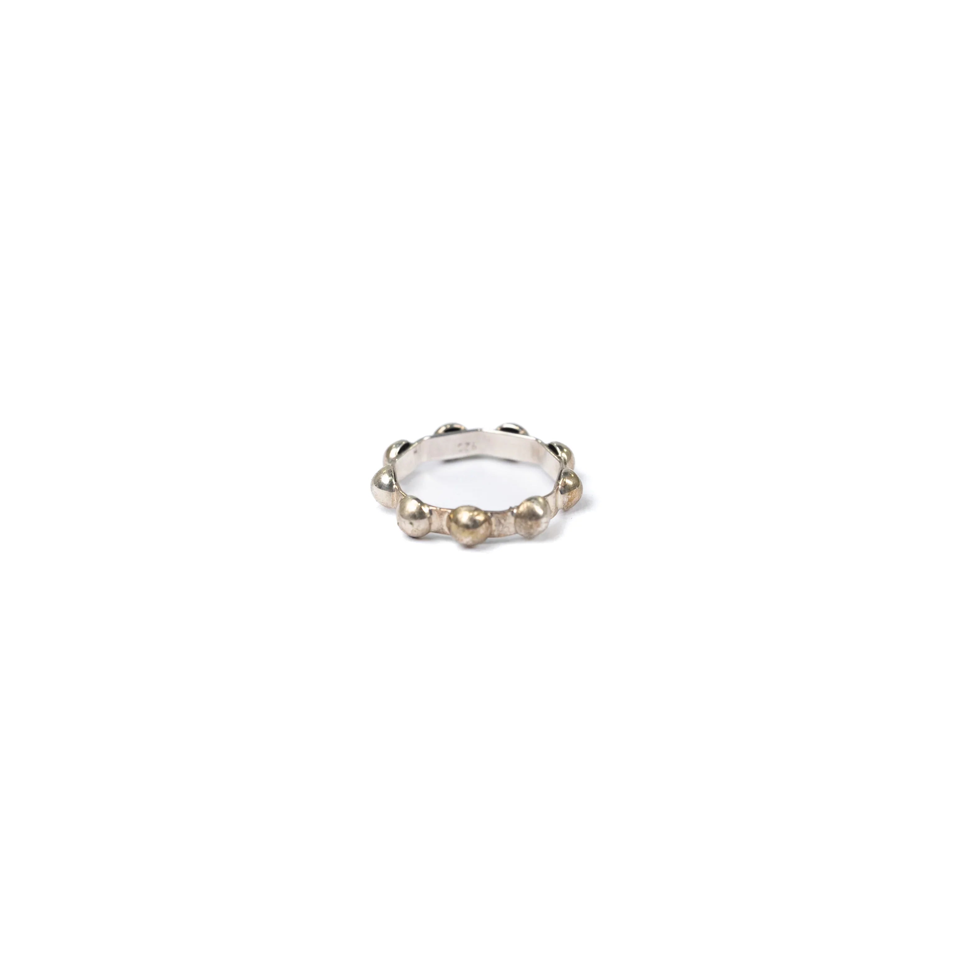 Women's Rhoda Silver Handmade Ball Ring
