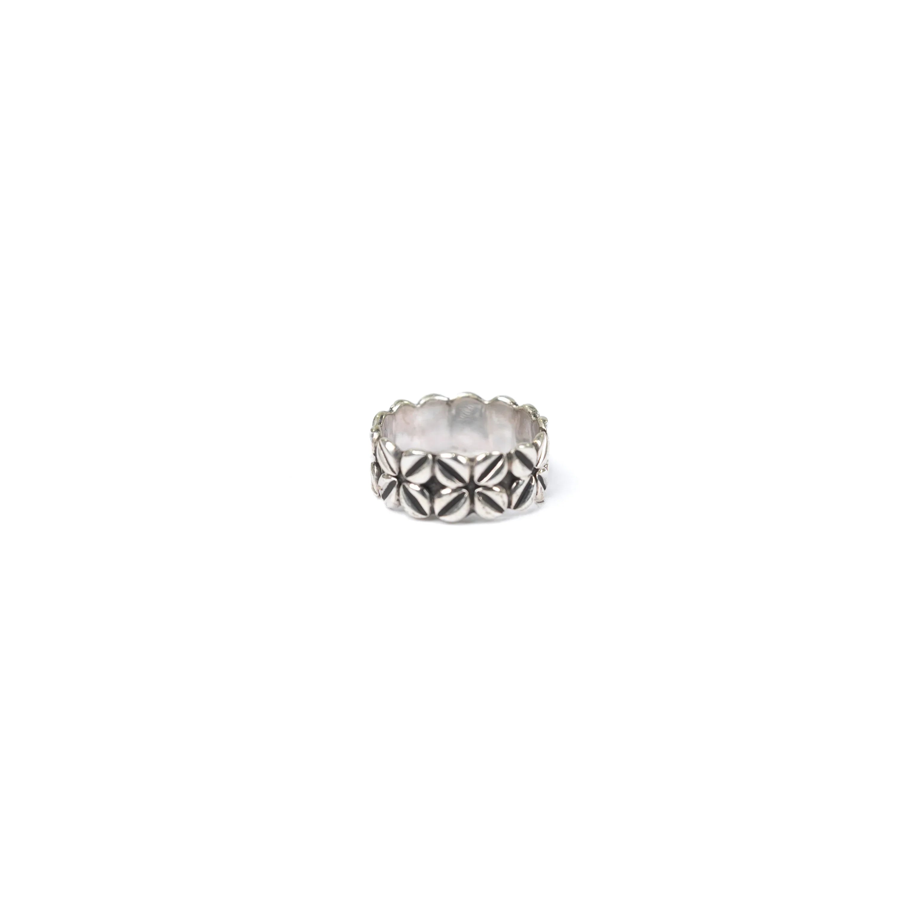 Women's Rhoda Silver Handmade Leaf Coffee Bean Stacker