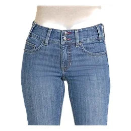 Women's Rock and Roll Denim Double Button Trousers BW5MD07849