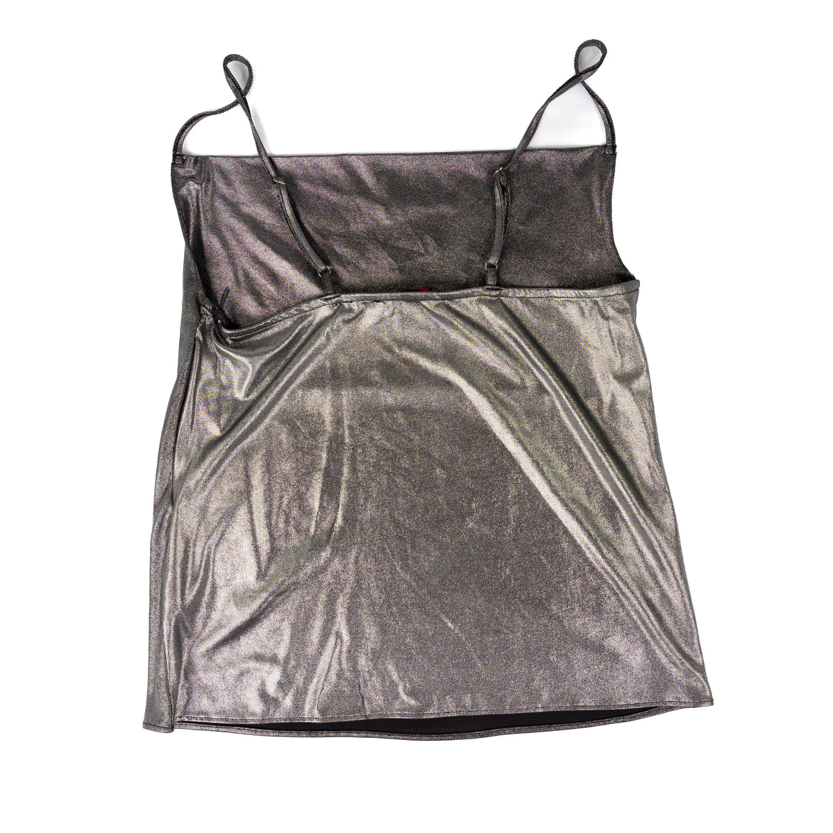 Women's Rock and Roll Metallic Cowl Tank Top BW20T07810