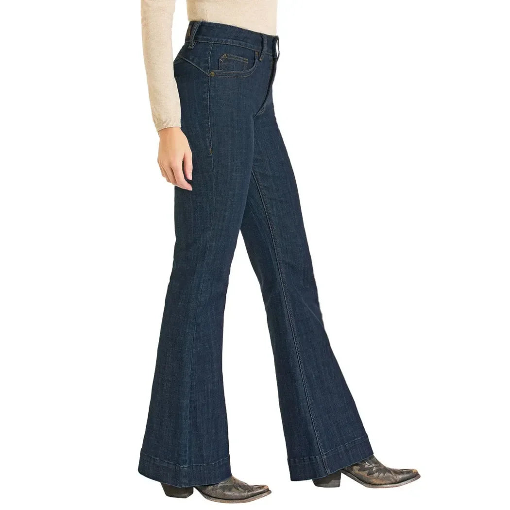 Women's Rock and Roll Welt Pocket Trousers BW5HD07209
