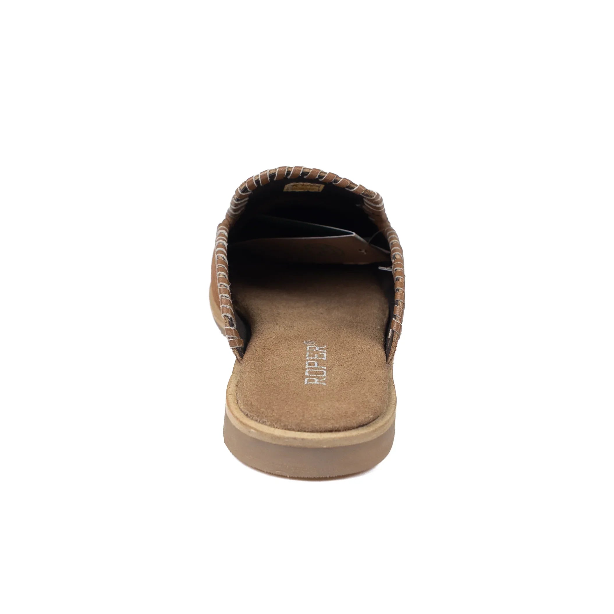 Women's Roper Brown Suede Mule Slip on Shoes 09-021-0608-3765