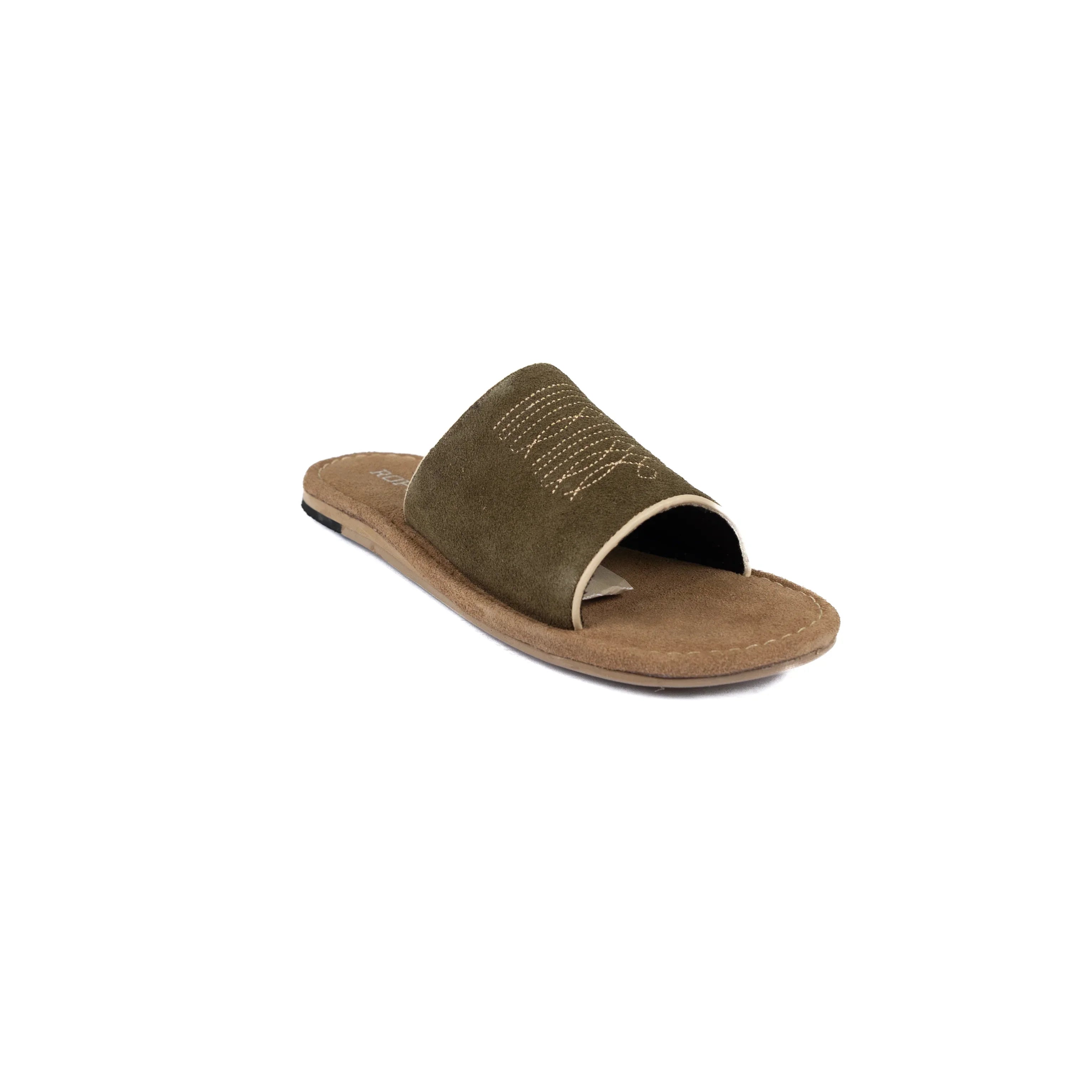 Women's Roper Green Cow Suede Sandals 09-021-0607-3727