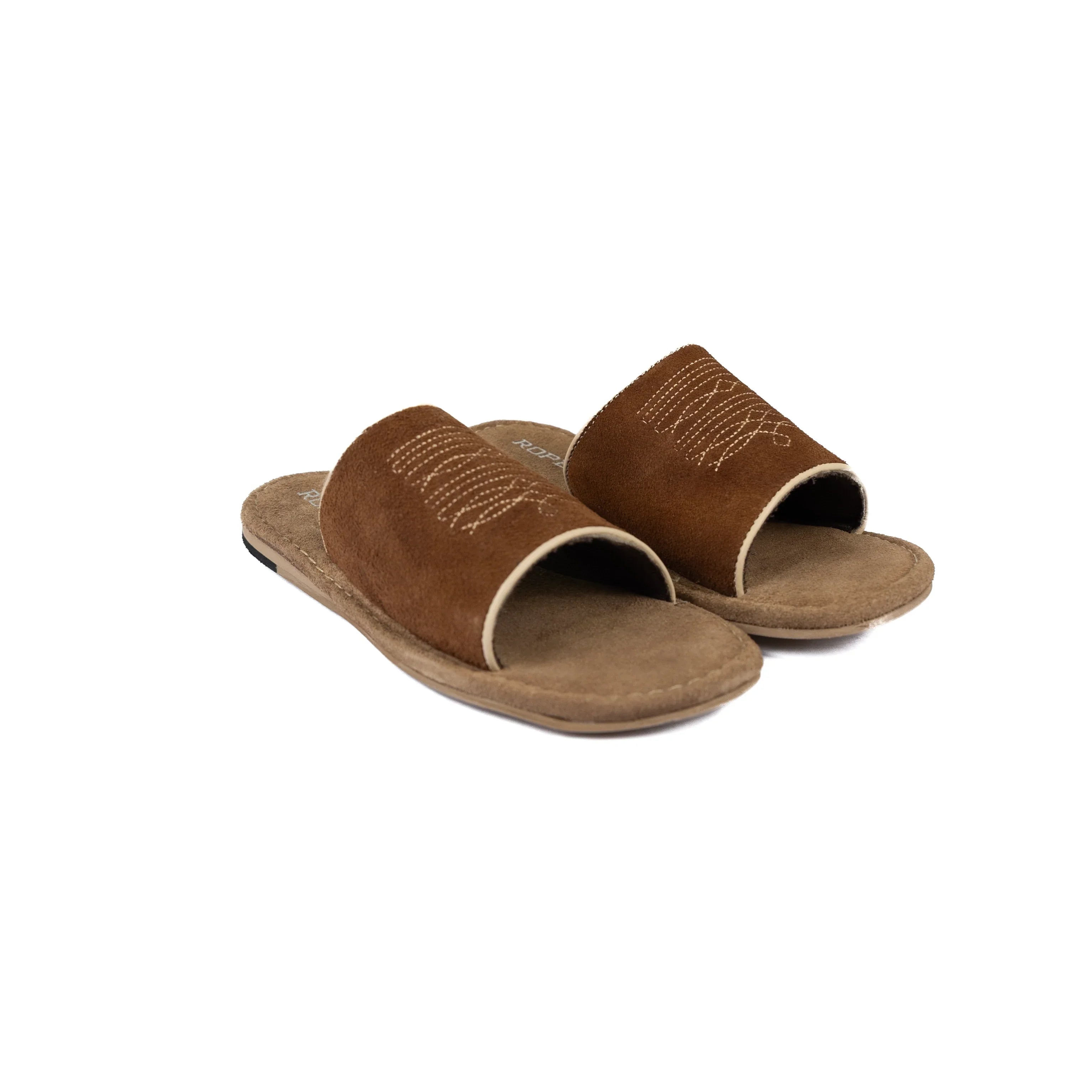 Women's Roper Tan Cow Suede Sandals 09-021-0607-3729