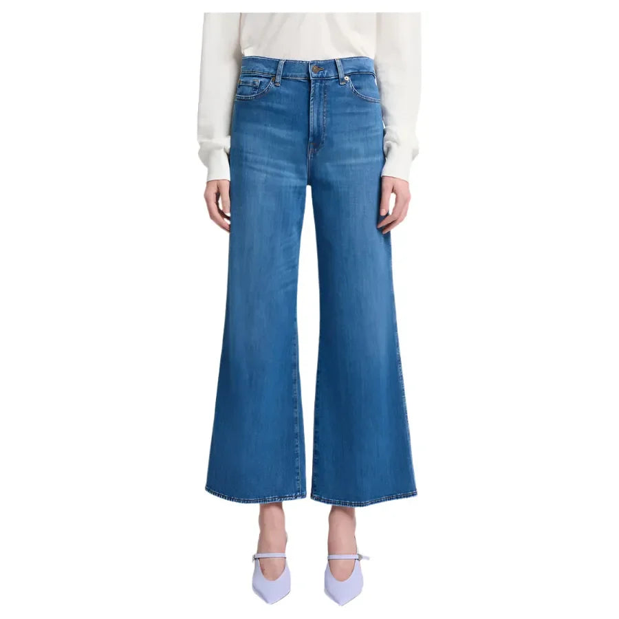 Women's Seven For All Mankind Lotta Cropped Jeans 7U667R51-NVA - Crazy House Western Wear