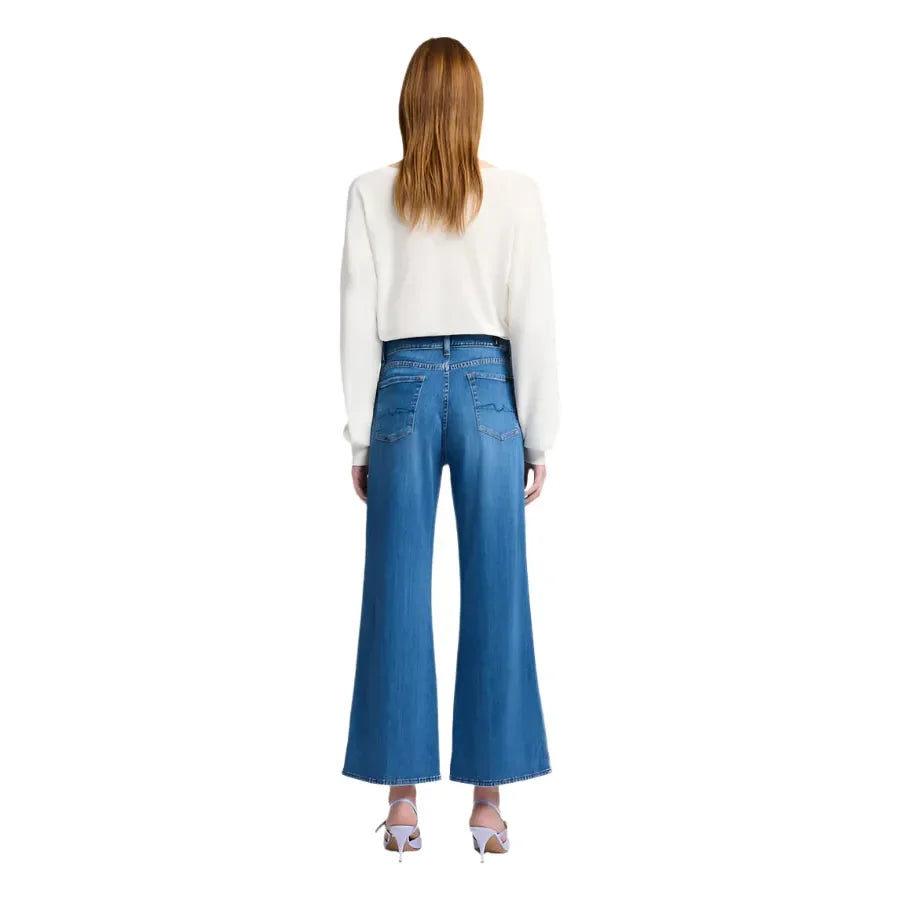 Women's Seven For All Mankind Lotta Cropped Jeans 7U667R51-NVA - Crazy House Western Wear