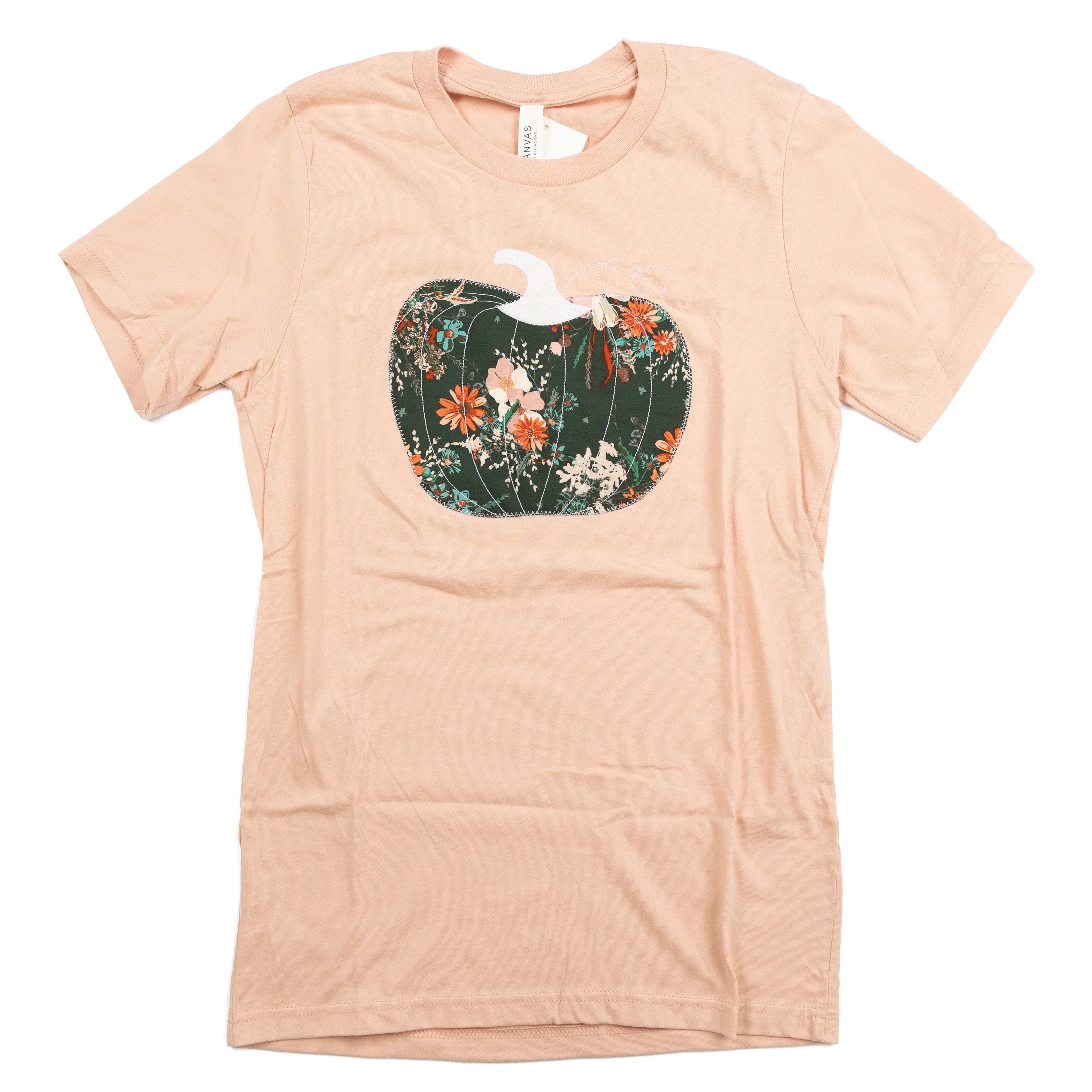Women's Short Sleeve Blush Pumpkin T-shirt