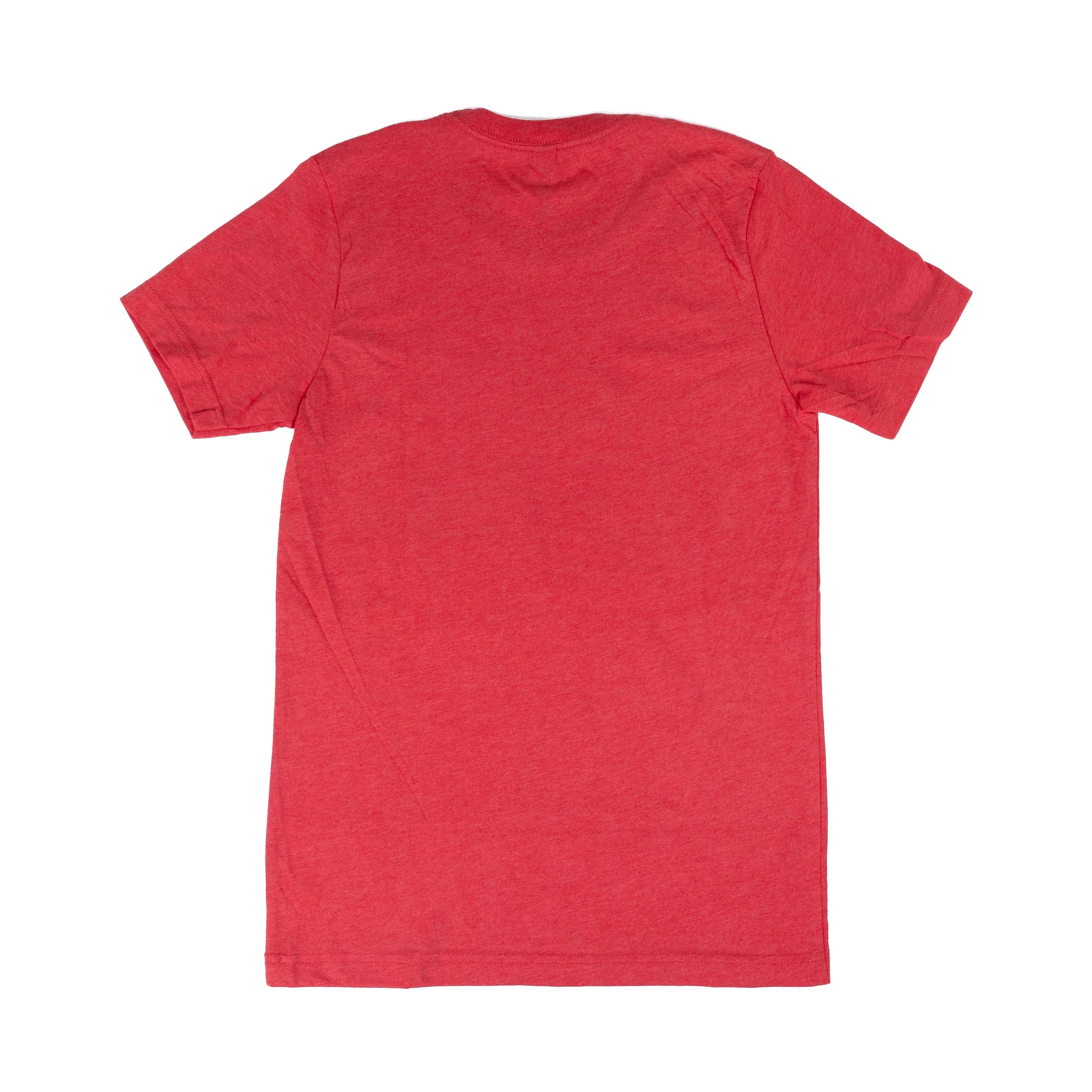 Women's Short Sleeve Red Crazy House T-shirt
