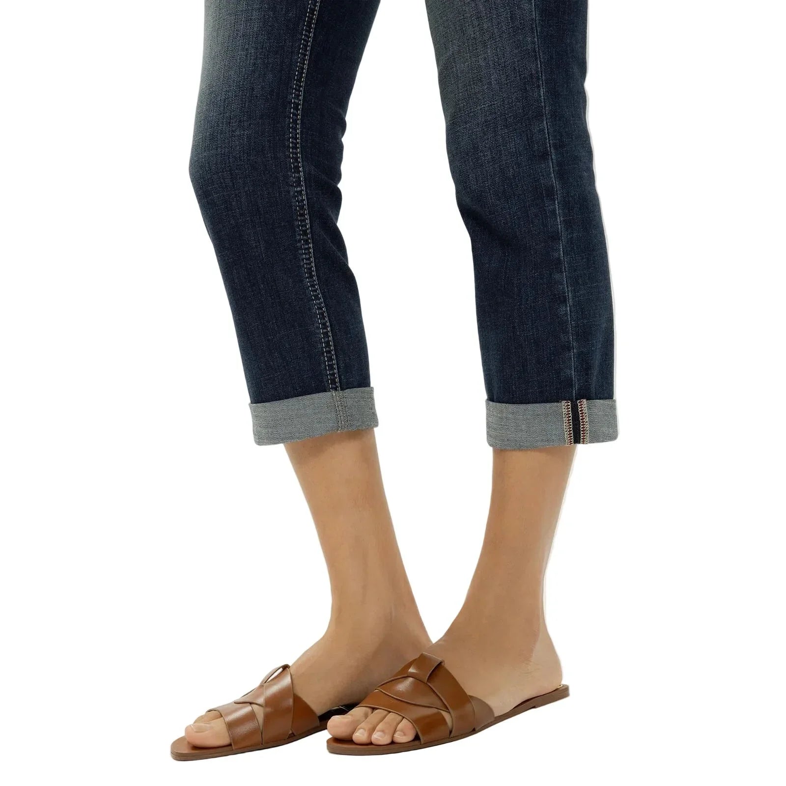 Women's Silver Jeans Dreamscape Suki Mid Rise Americana Luxe Stretch Capri L43916CVS404