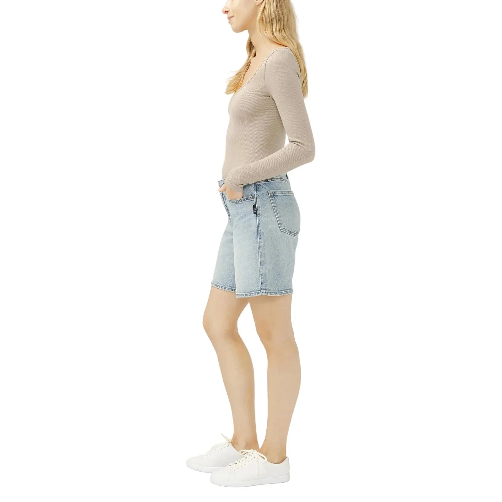 Women's Silver Santa Rosa Loose & Low Rise Shorts L52805HDR212