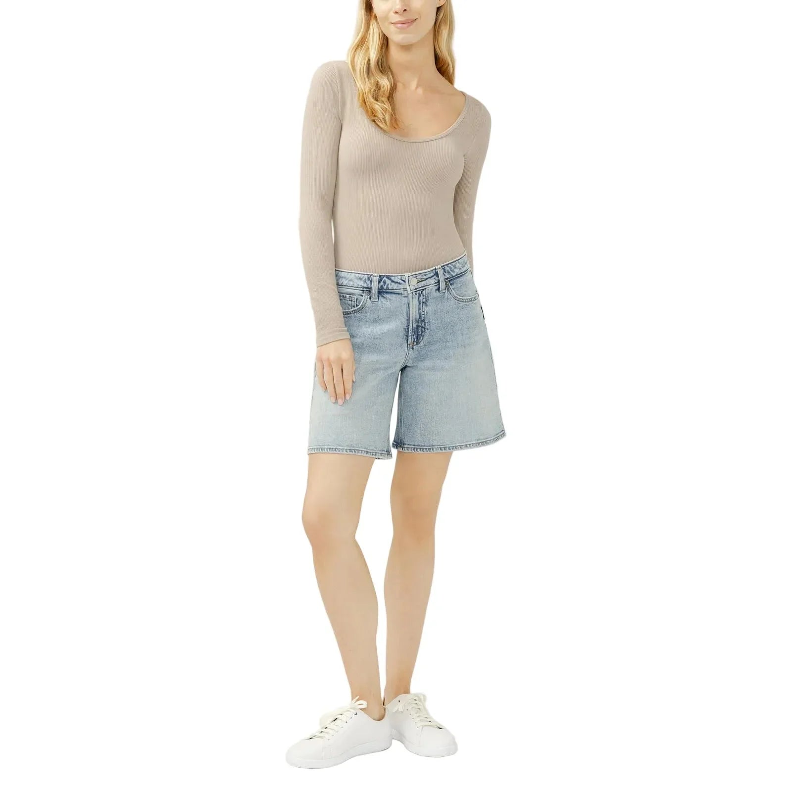 Women's Silver Santa Rosa Loose & Low Rise Shorts L52805HDR212