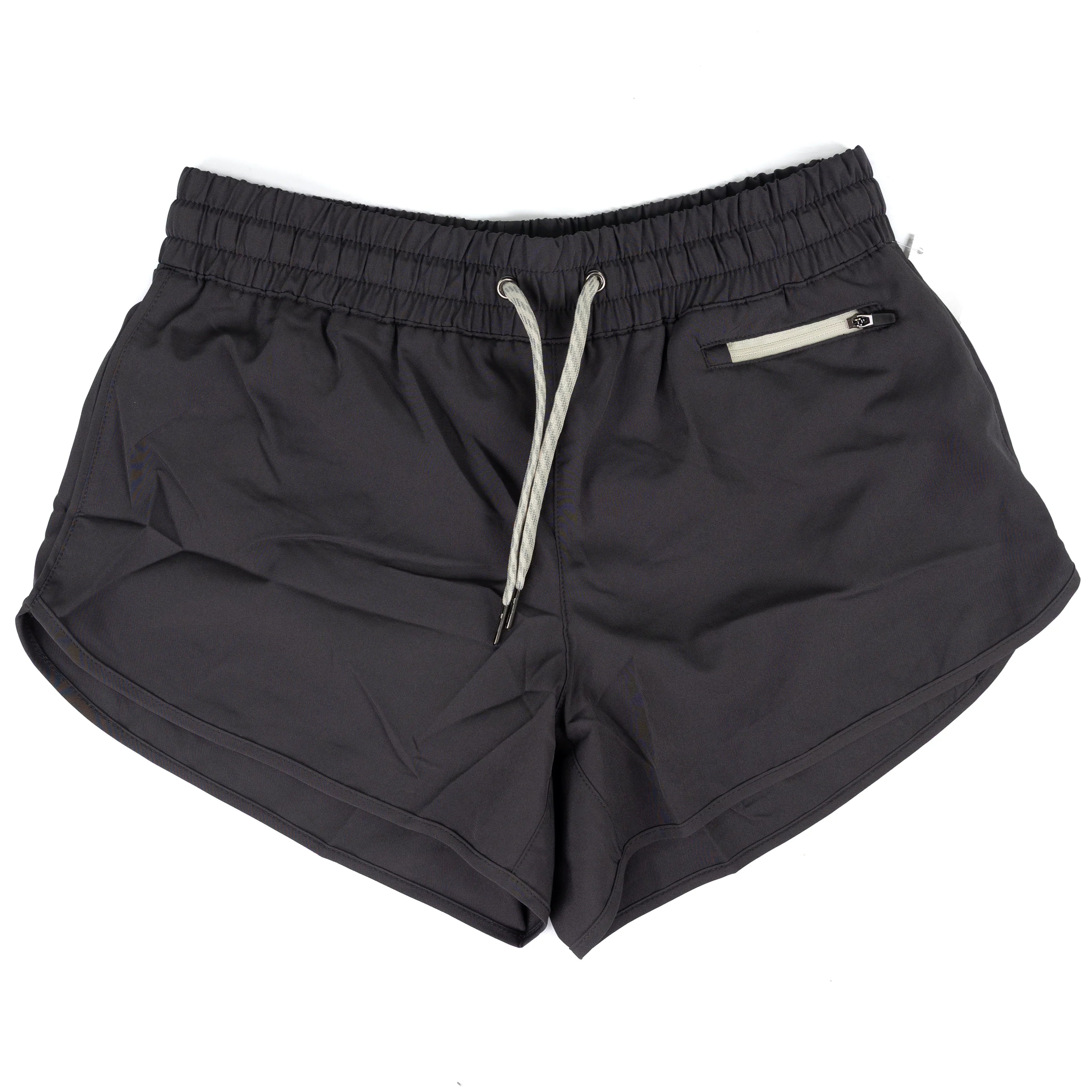 Women's Soft Woven Lined Shorts With Zip Coin Pocket NPL-6426