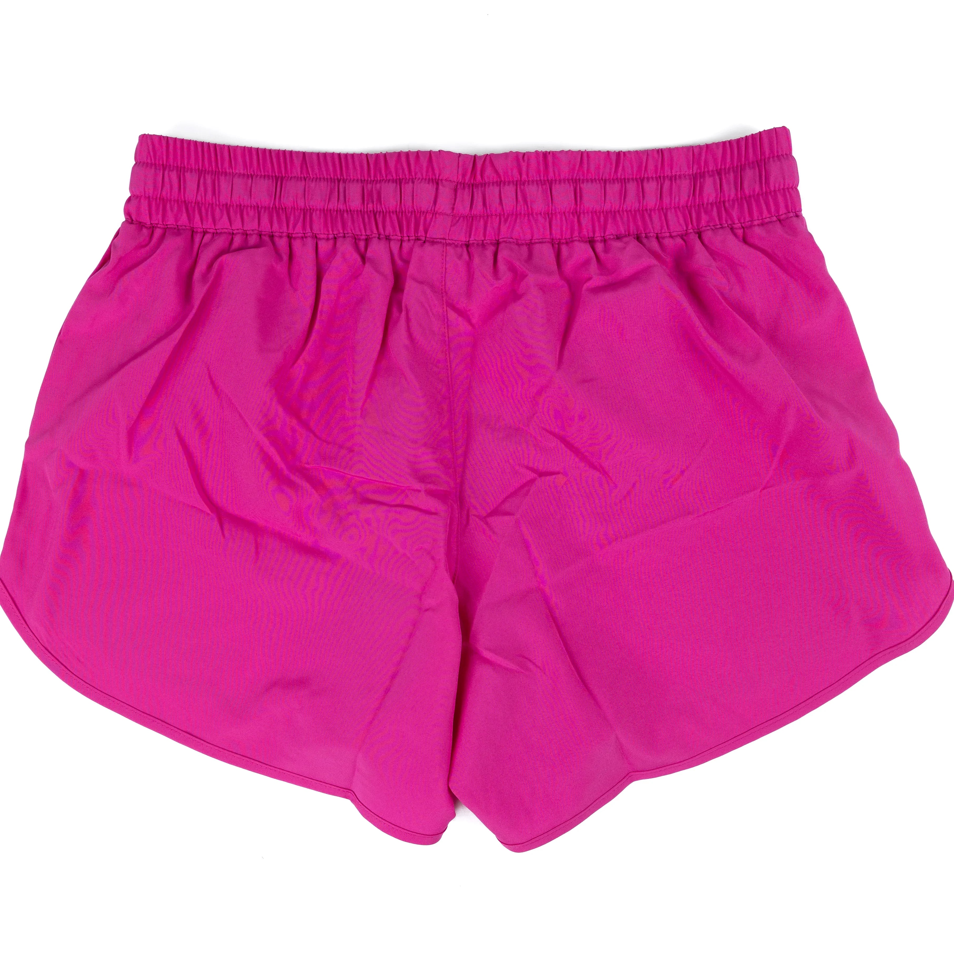 Women's Soft Woven Lined Shorts With Zip Coin Pocket NPL-6426