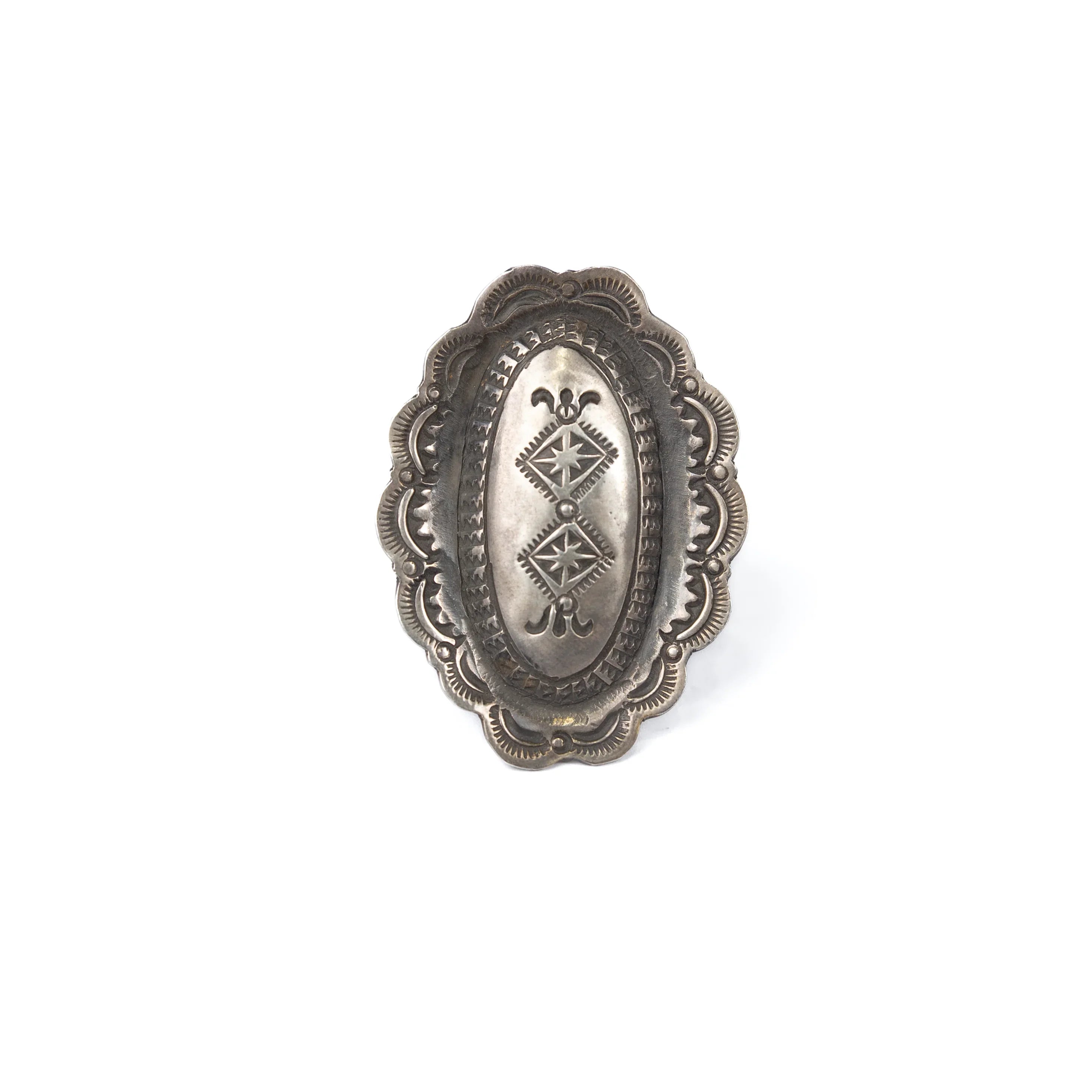 Women's Sterling Silver Platter Ring Sz. 7