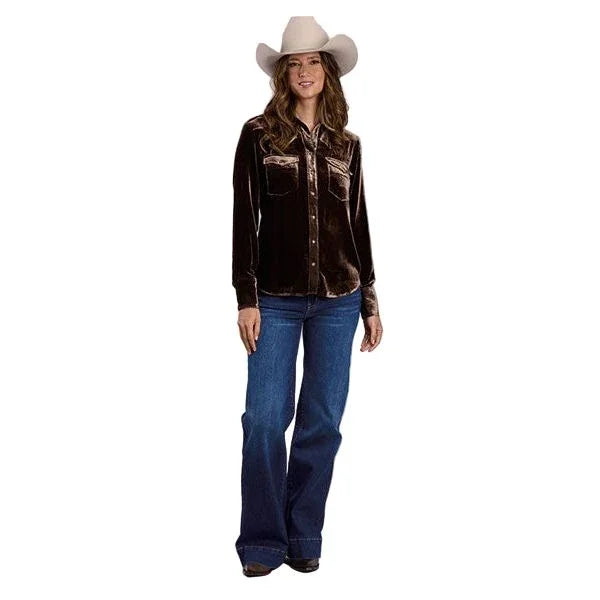 Women's Stetson Long Sleeve Novelty Button Up Shirt 11-050-0539-1102