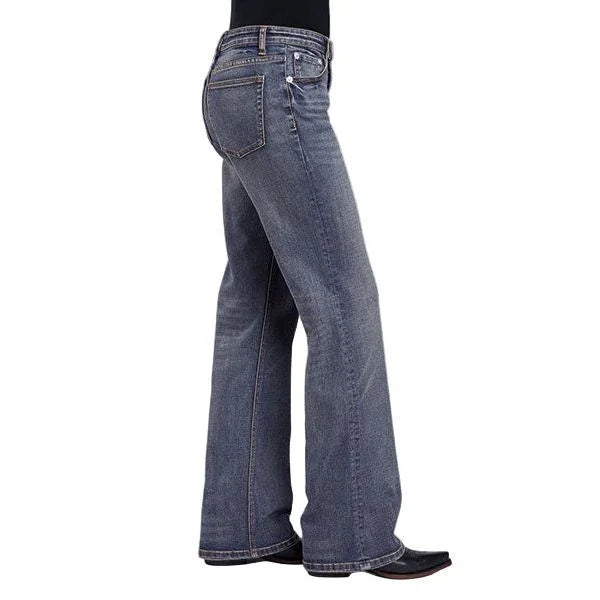 Women's Stetson Midrise Loose Fit Boot Cut Jeans