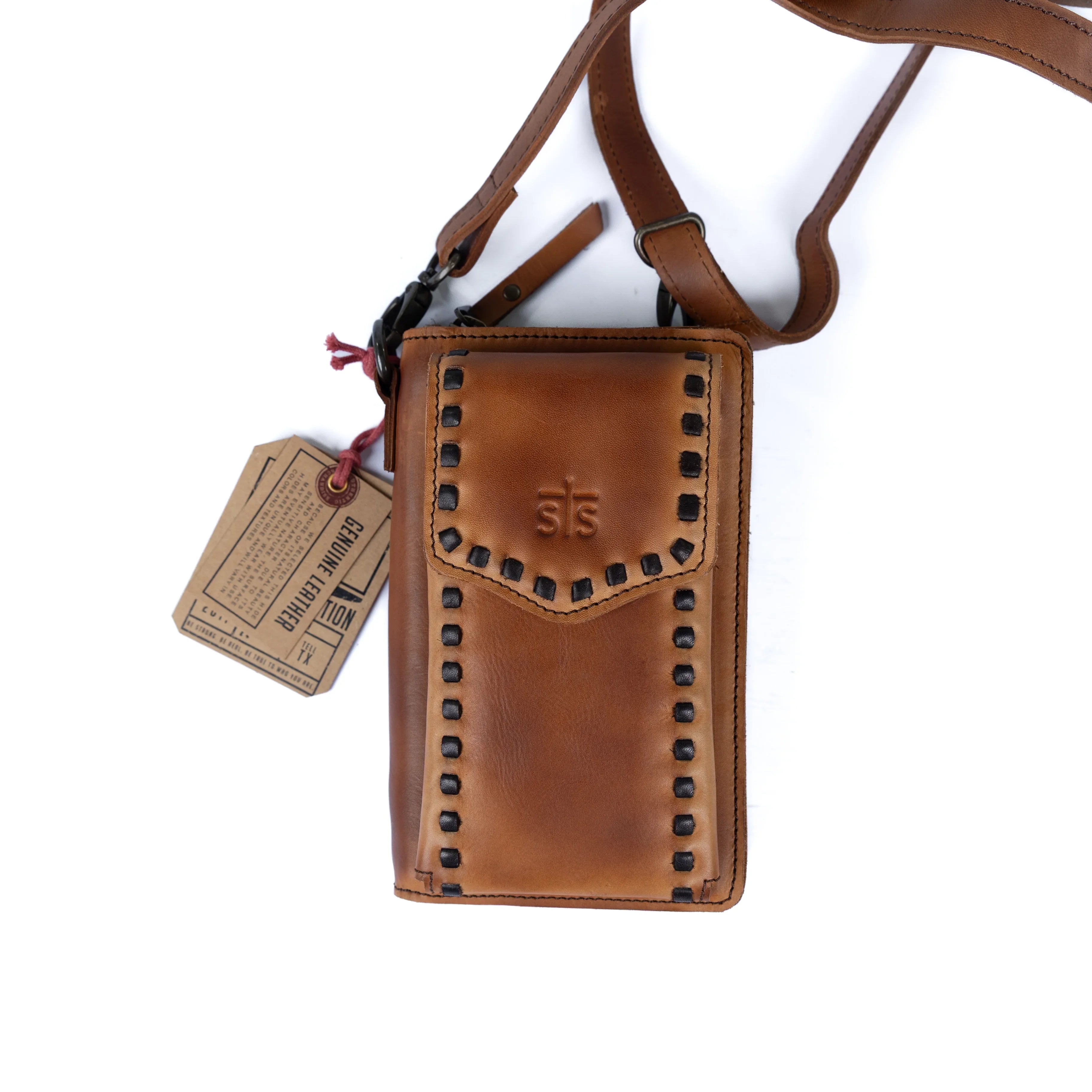 Women's STS Ranchwear Bandera Tan Quickdraw Crossbody Wallet STS62442