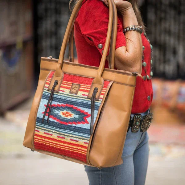 Women's STS Ranchwear Chaynee Valley Large Tote Bag STS34349