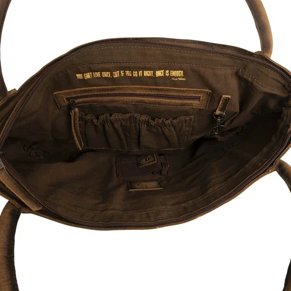Women's STS Ranchwear Cowhide Betty Tote Bag STS33096
