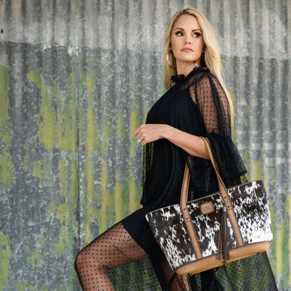 Women's STS Ranchwear Cowhide Cheyenne Tote STS31119