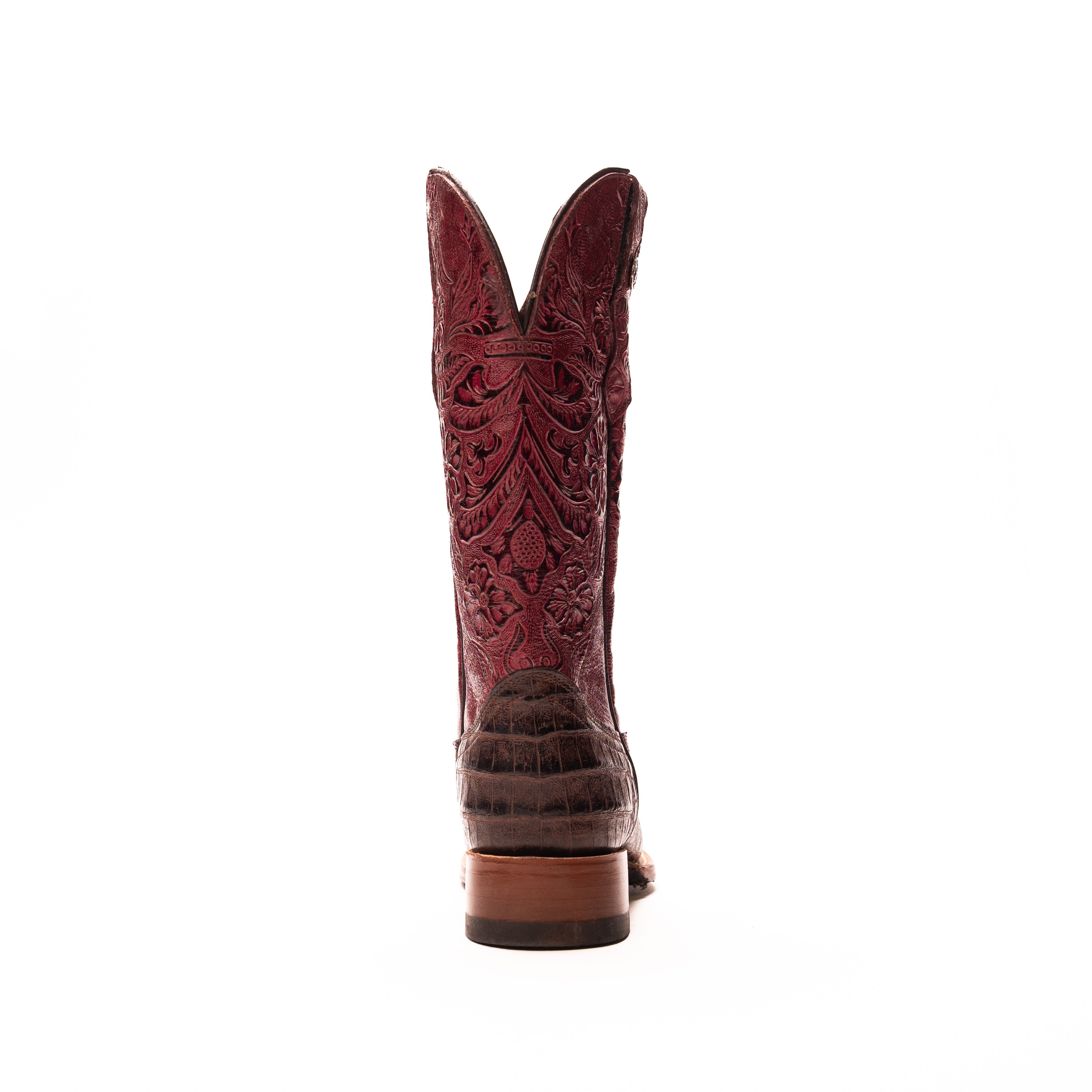 Women's Tanner Mark 12" Caiman Print Boots TML207104 - Crazy House Western Wear