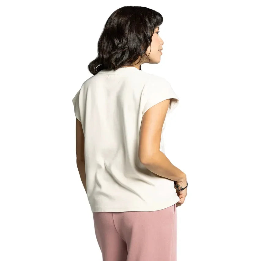 Women's Thread and Supply Bella Tee Off White T4604MBITS