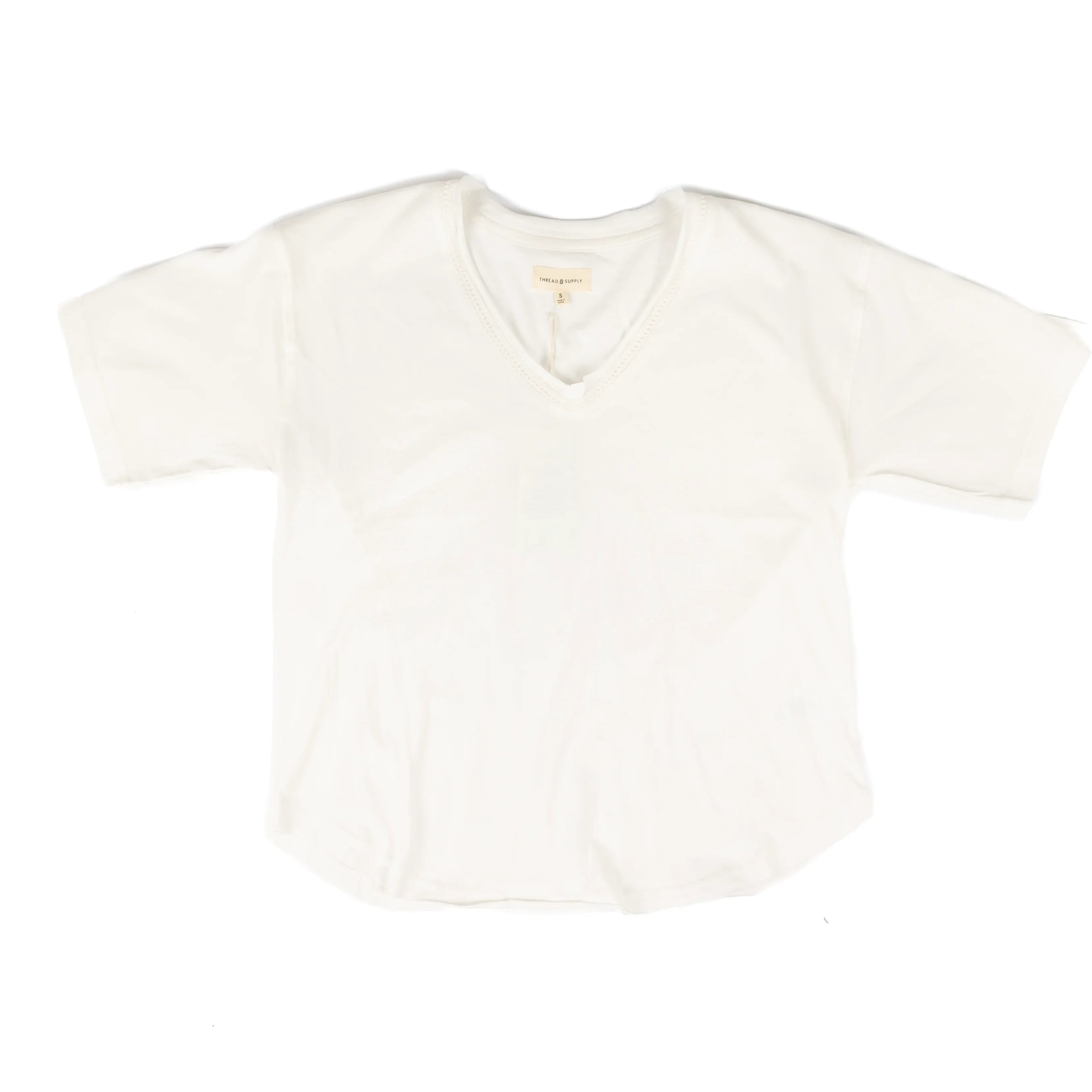Women's Thread & Supply Ismeria Tee White T5450CKNTS