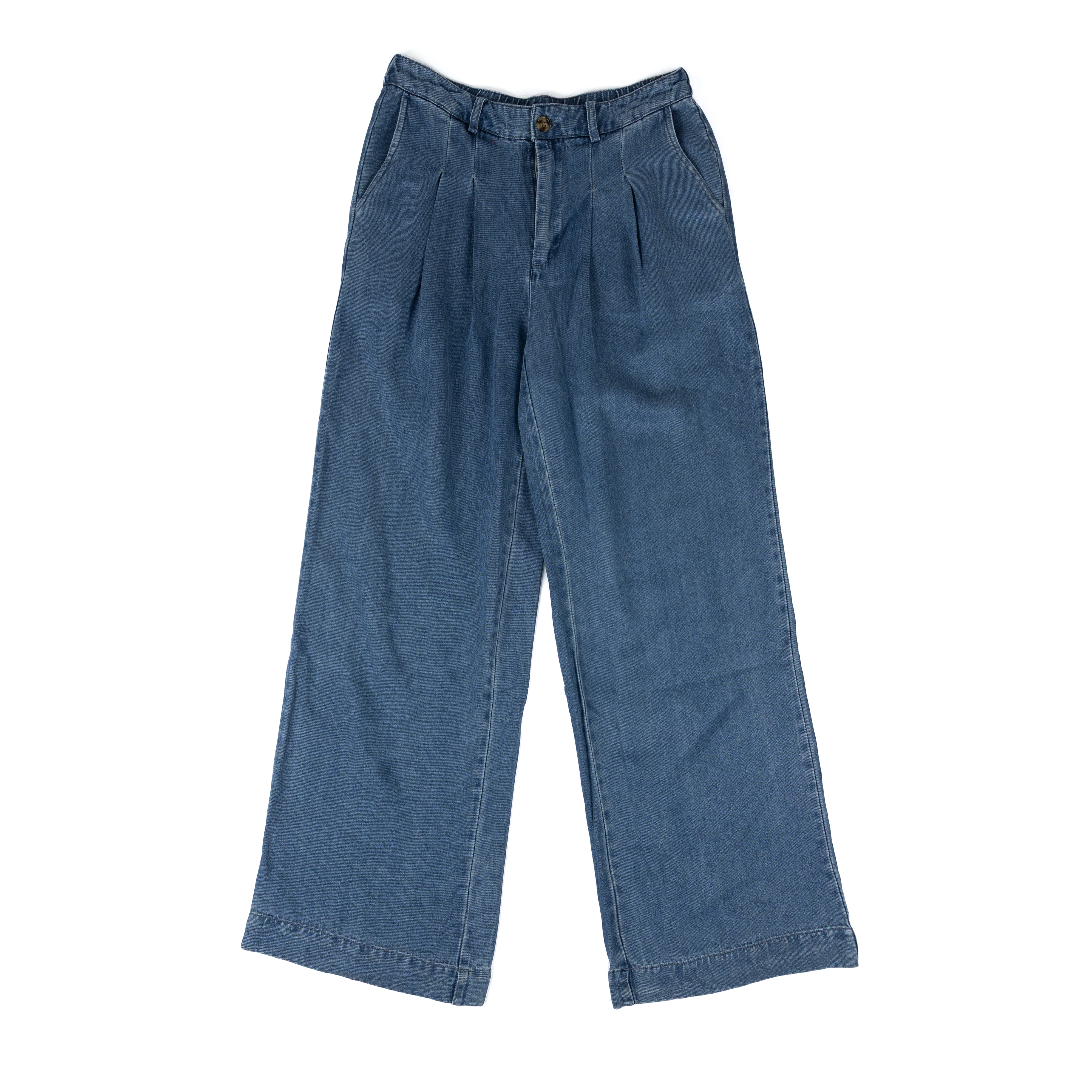 Women's Thread and Supply Maelis Denim Blue Pants B2523TLDTS