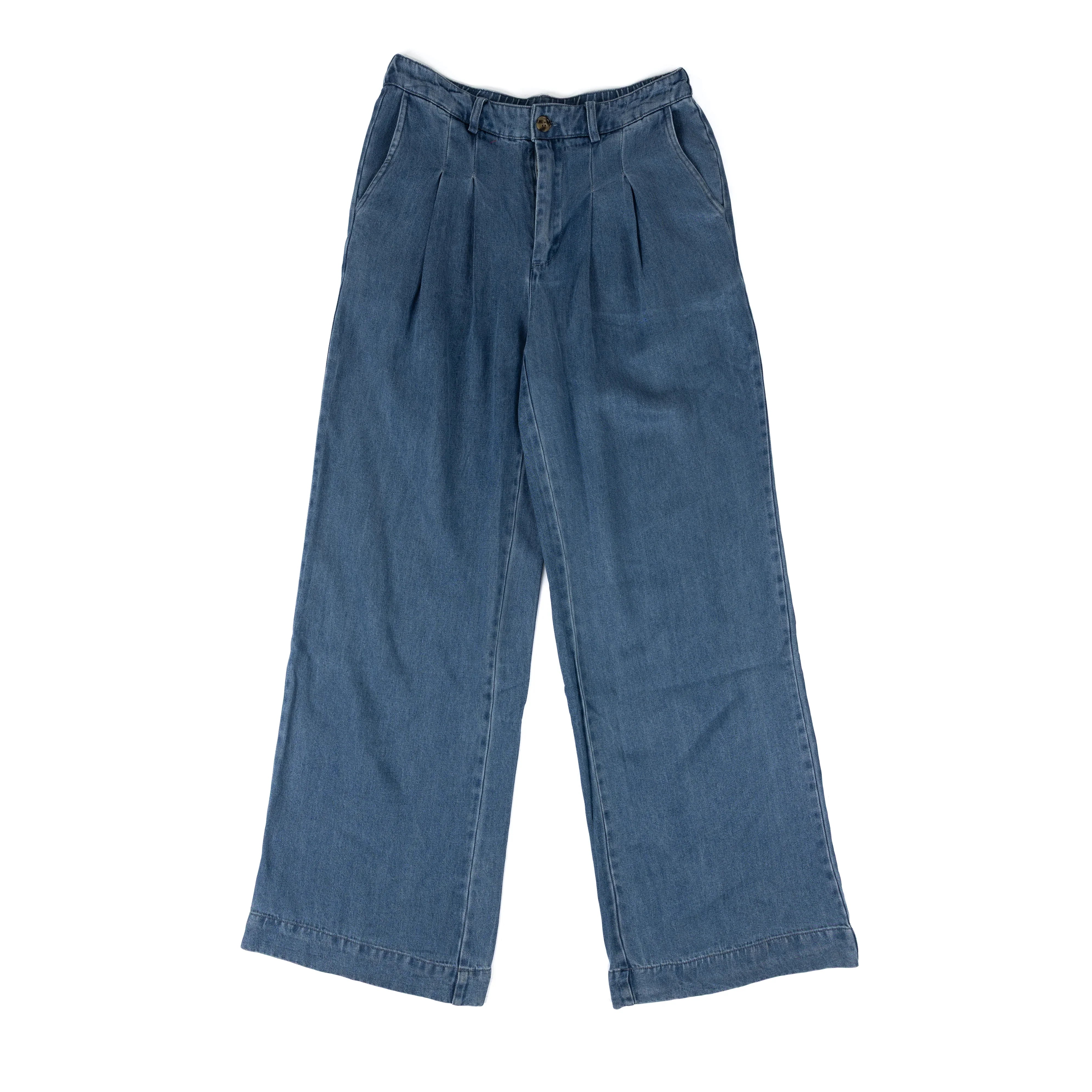 Women's Thread and Supply Maelis Denim Blue Pants B2523TLDTS