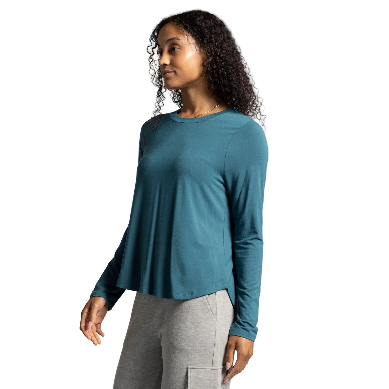 Women's Thread and Supply Stassia Long Sleeve Tee T2986LZMTS-ATBL