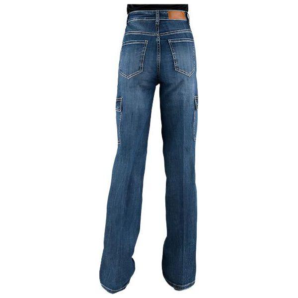 Women's Tin Haul High Rise Wide Leg Cargo Jean 10-054-0870-4000 - Crazy House Western Wear