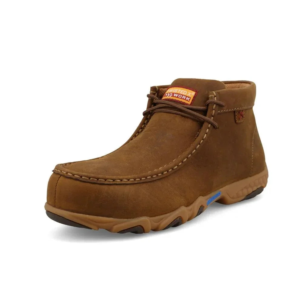 Women's Twisted X 4" Steel Toe Chukka Driving Moc WDMXS01 - Crazy House Western Wear
