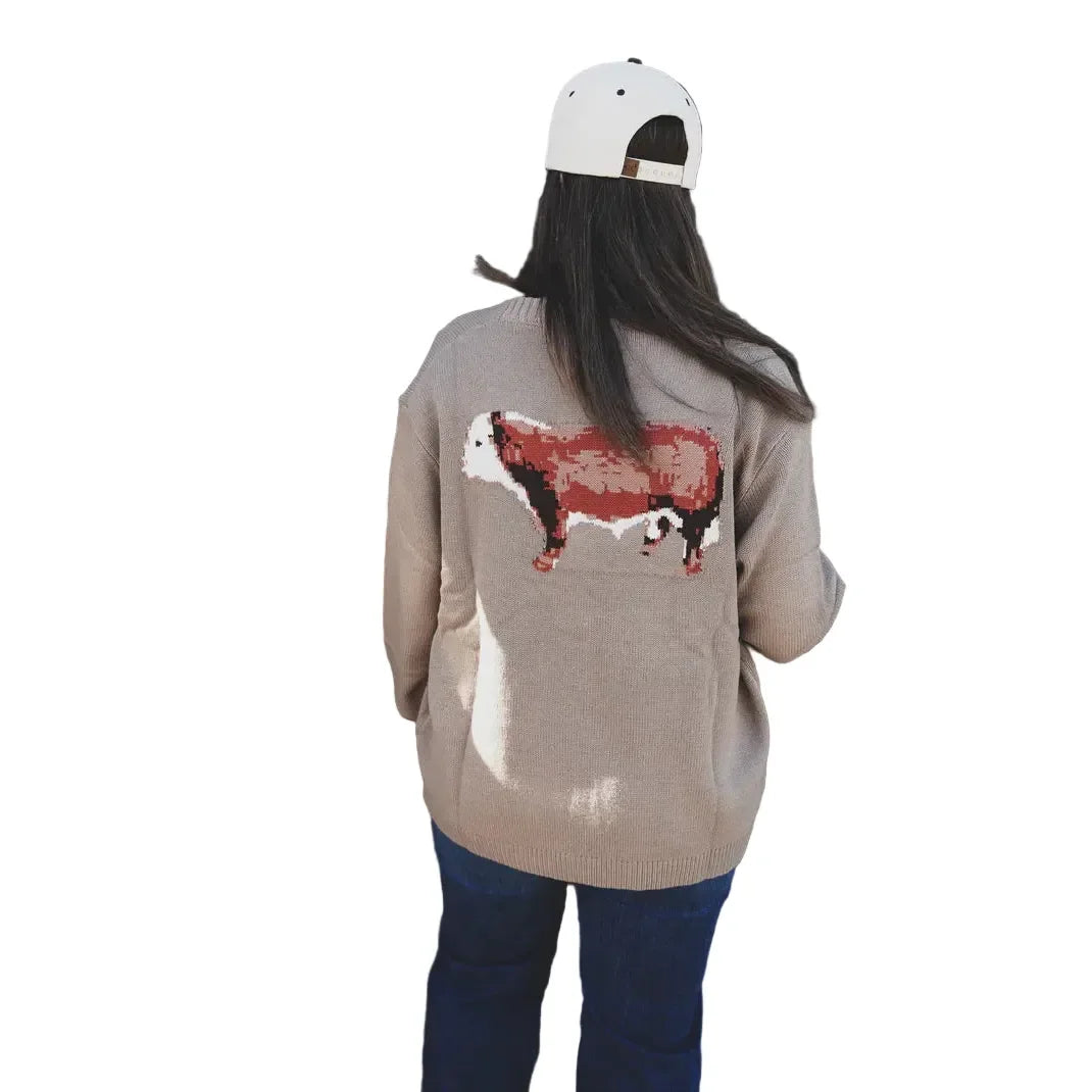 Women's TwoFly Cattle Babe Cardigan Sweater
