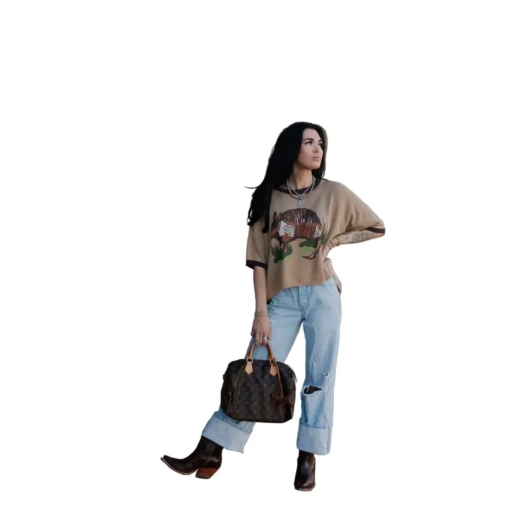 Women's TwoFly Dusty Dillo Sweater Top