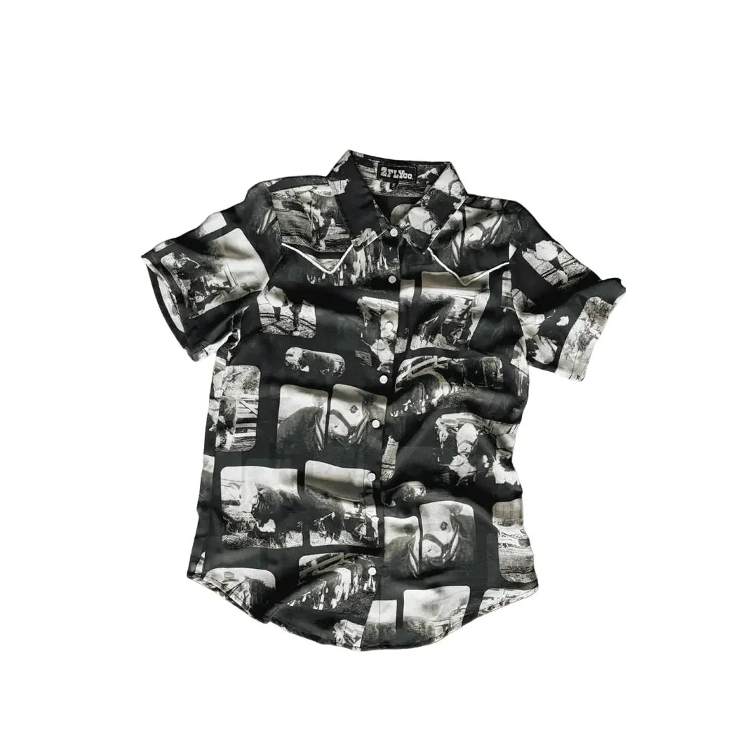 Women's TwoFly Short Sleeve Hereford Mesh Snap Shirt