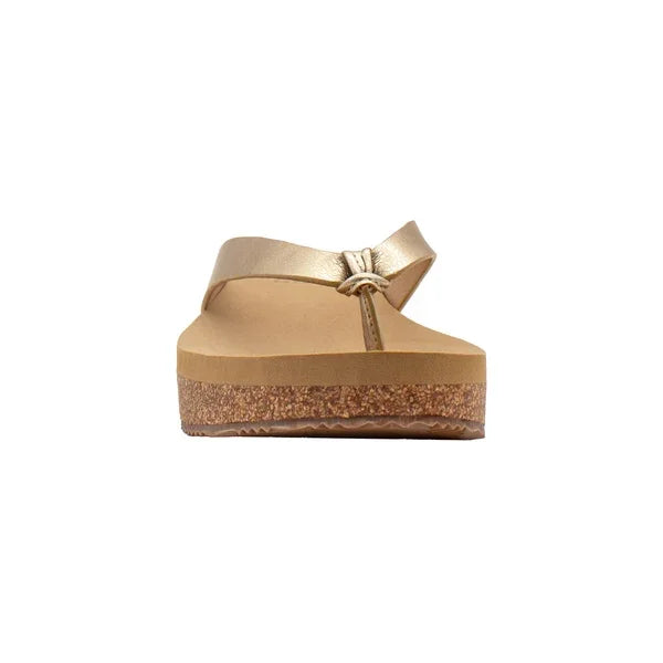 Women's Ver Volatile Gold Flip Flops PV1035-GOLD - Crazy House Western Wear