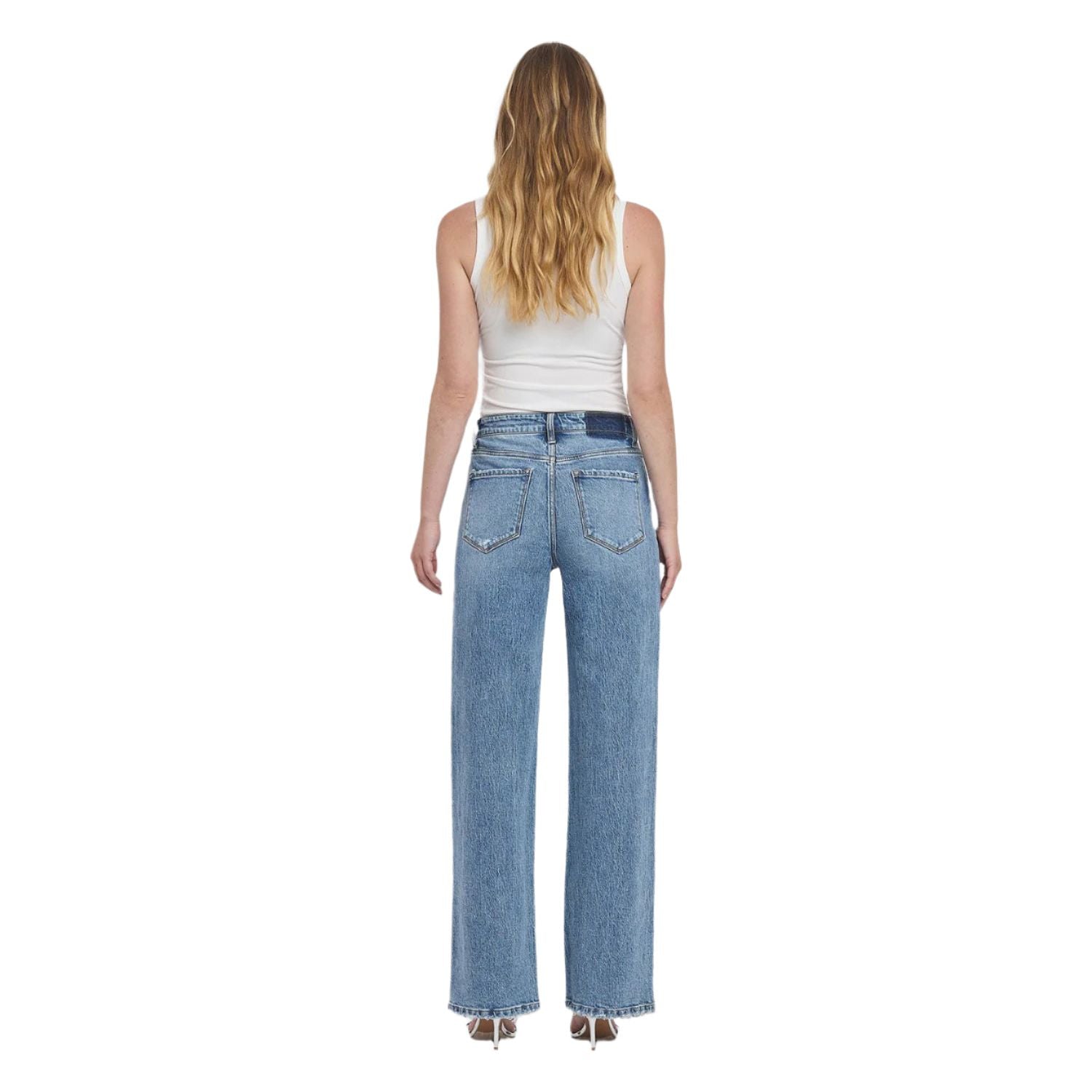 Women's Vervet 90's Super High Rise Wide Jeans T6242 - Crazy House Western Wear
