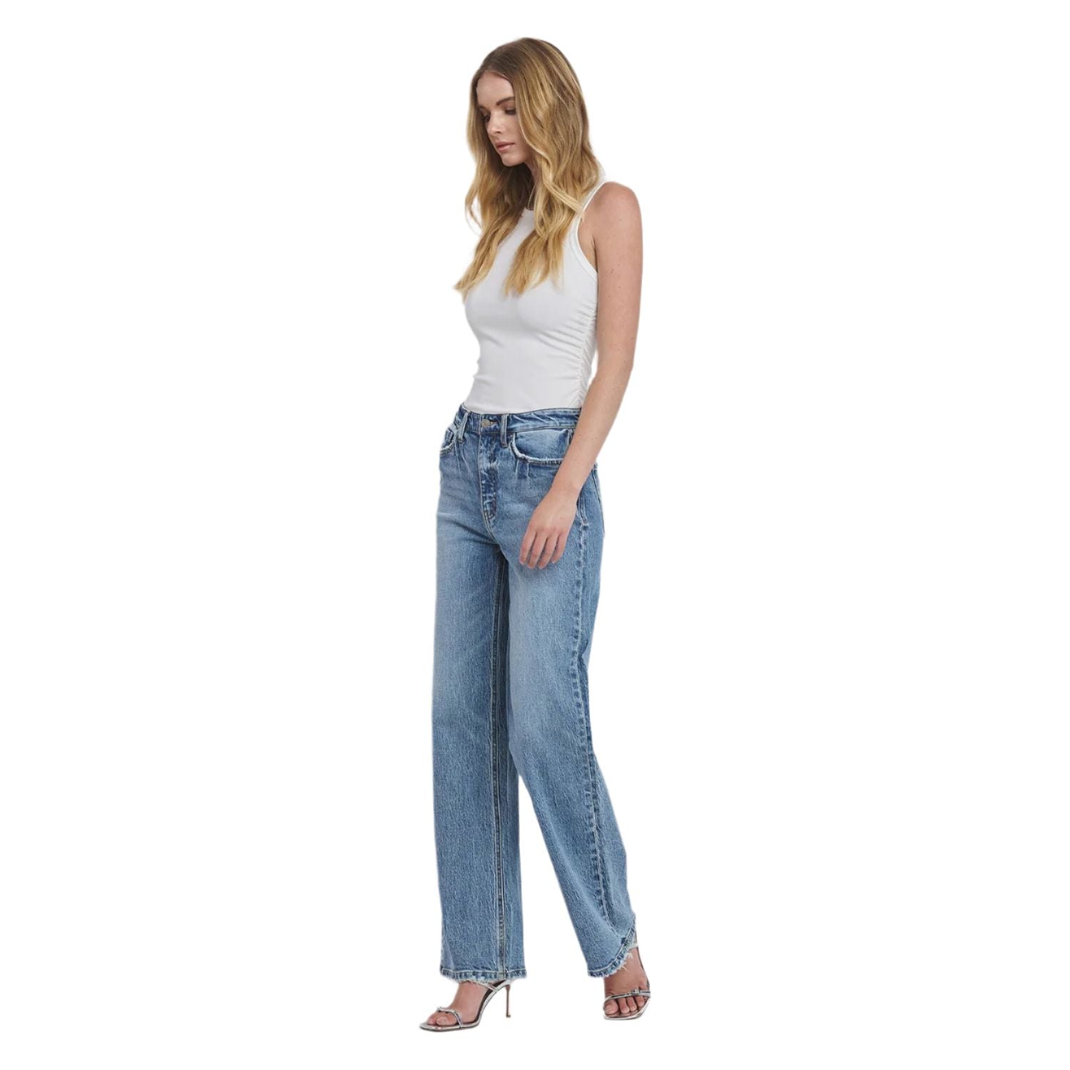 Women's Vervet 90's Super High Rise Wide Jeans T6242 - Crazy House Western Wear