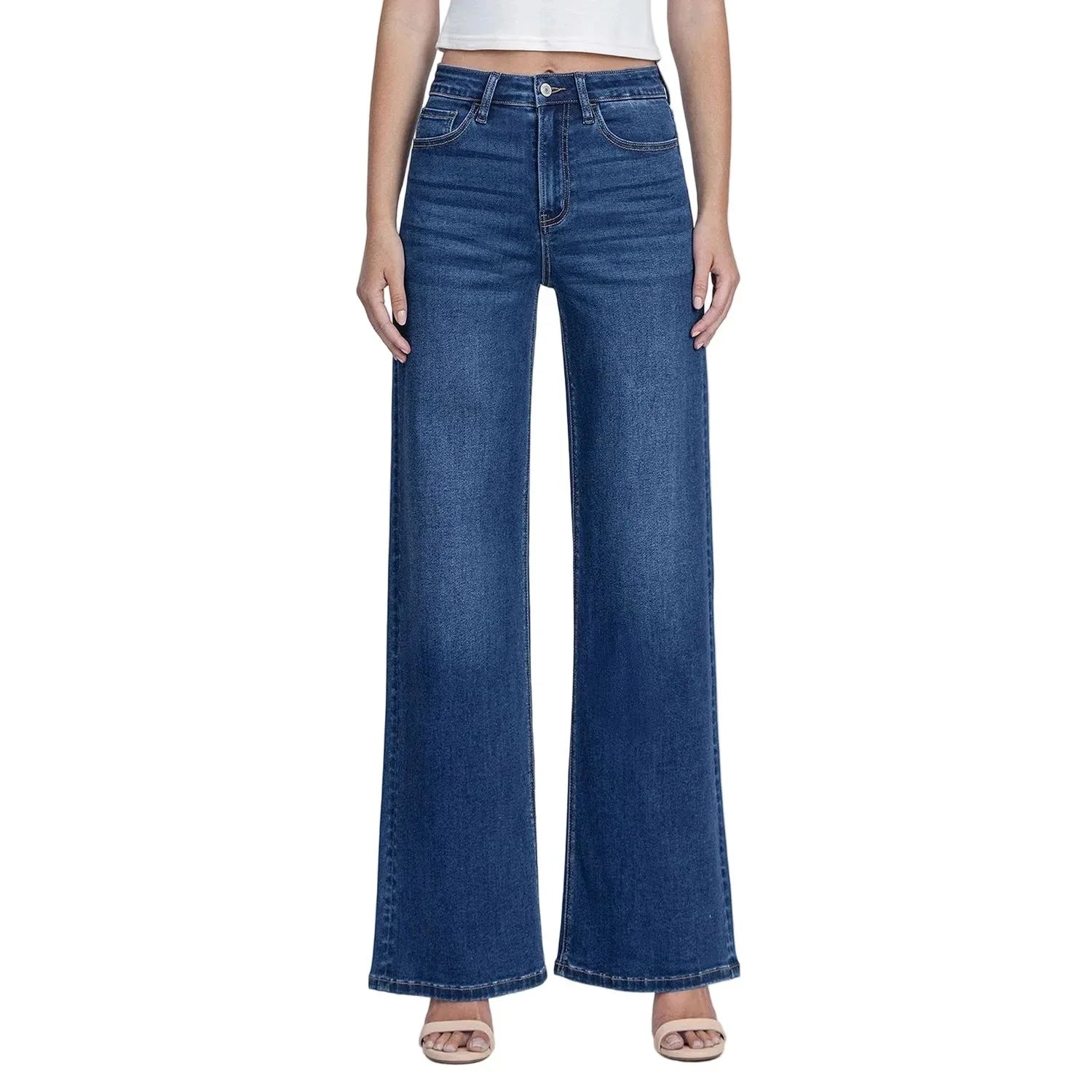Women's Vervet Super High Rise Super Soft Wide Leg Jeans V3803