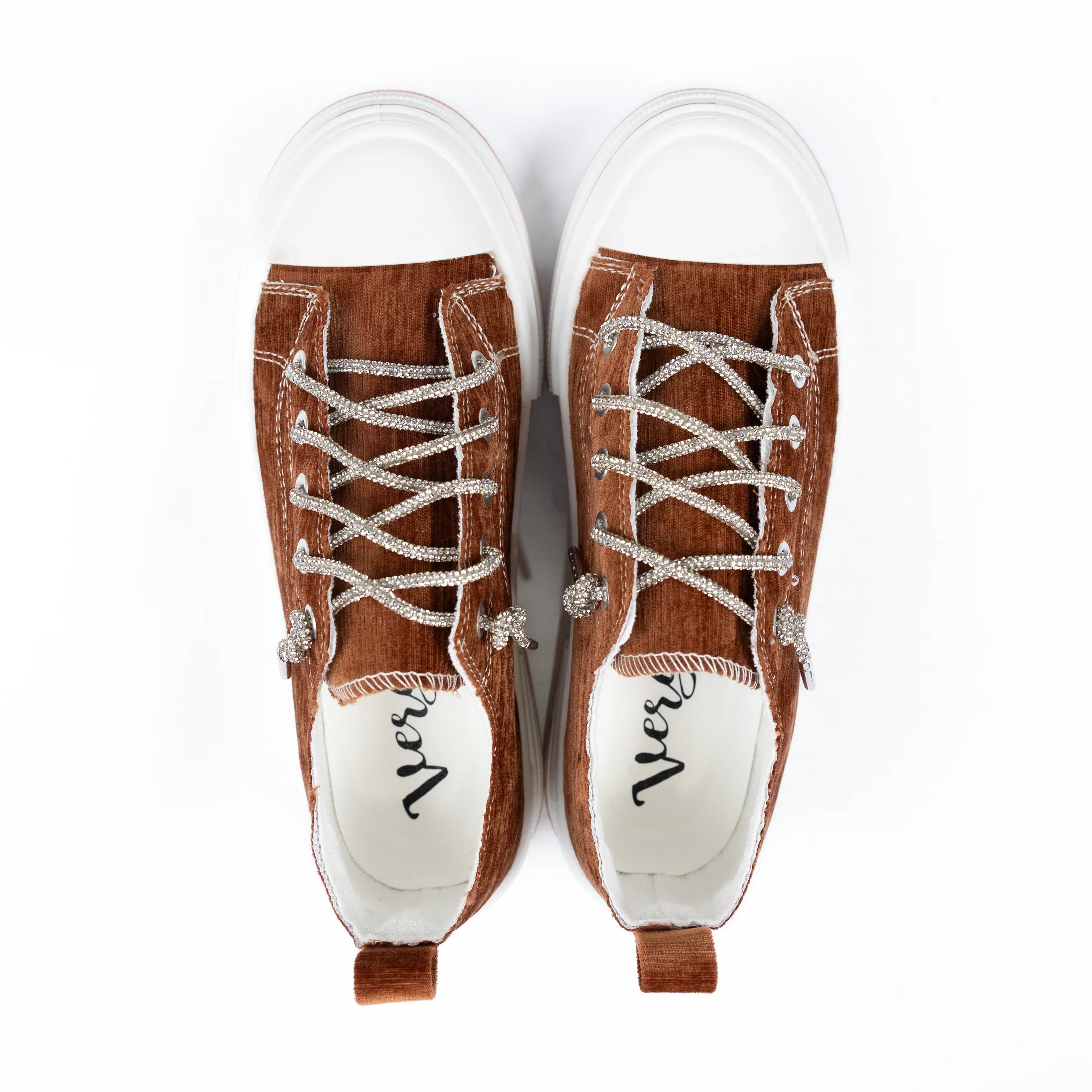 Women's Very G Tan Aman Velvet Casual Sneakers