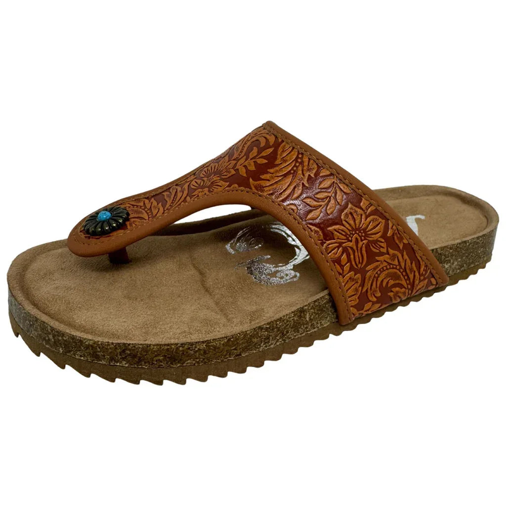 Women's Very G Tooled Danni Sandal VGSA0351-209 - Crazy House Western Wear