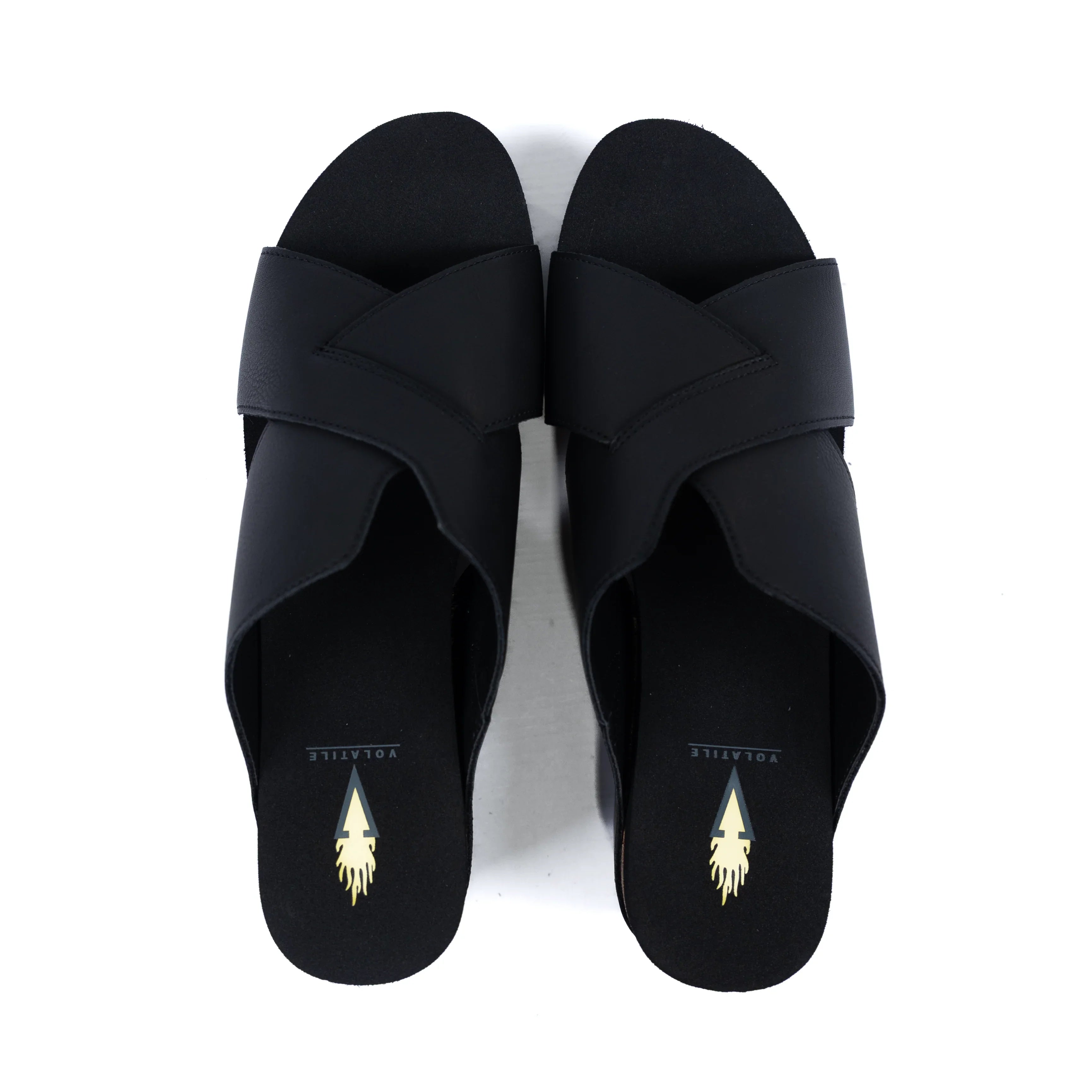 Women's Very Volatile Black Wedge Heels PV1009-BLACK